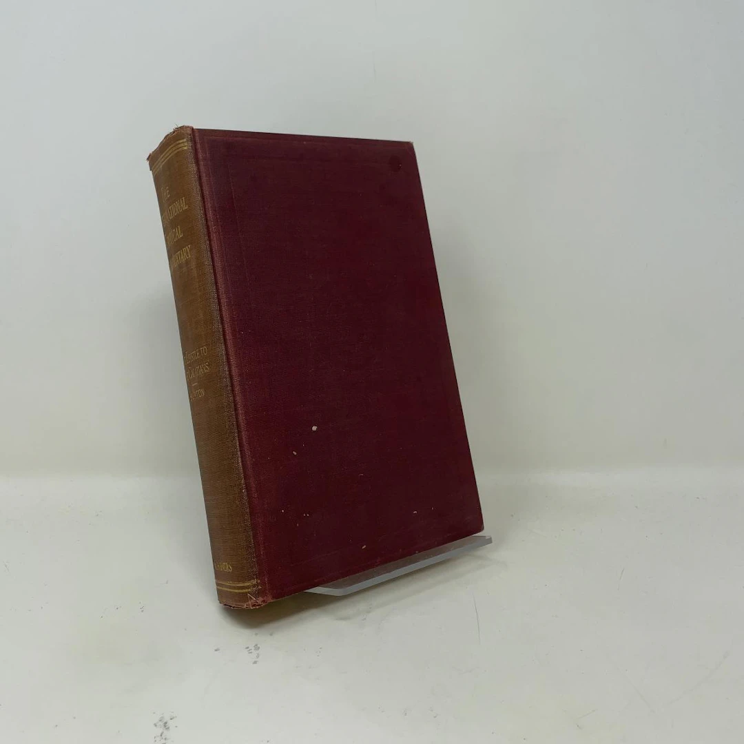[First Edition] A Critical and Exegetical Commentary on...