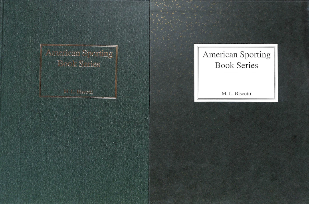 [Signed] [First Edition] American Sporting Book Series BISCOTTI