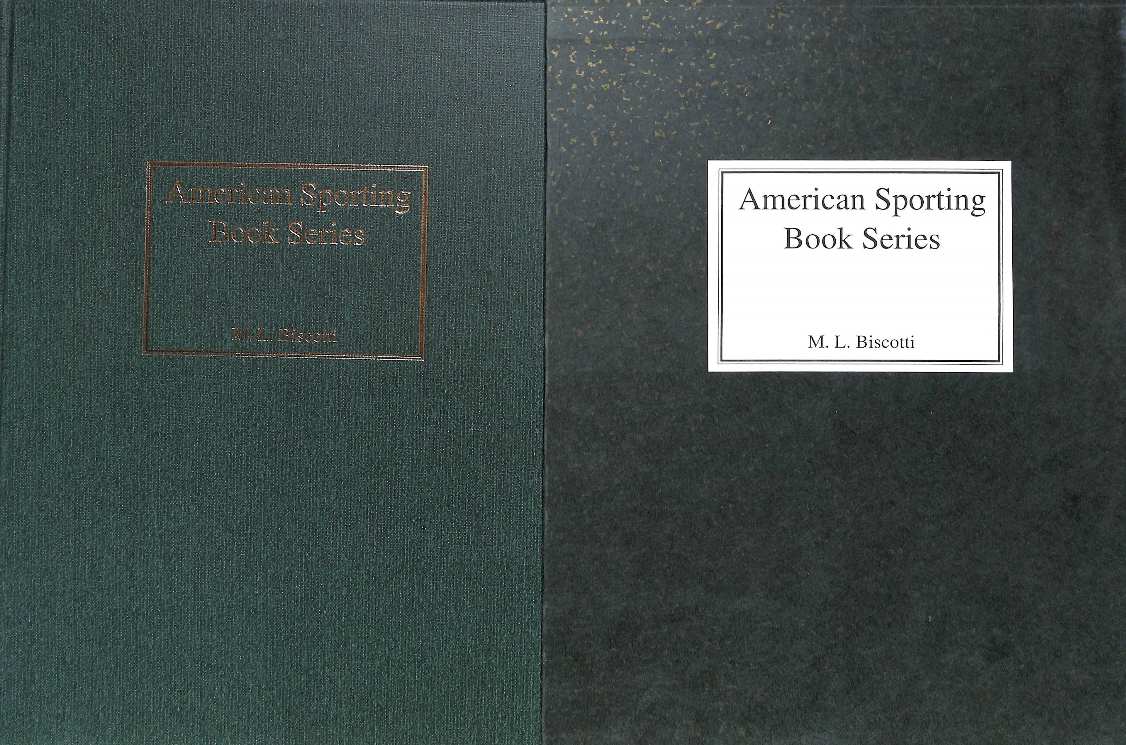 [Signed] [First Edition] American Sporting Book Series BISCOTTI