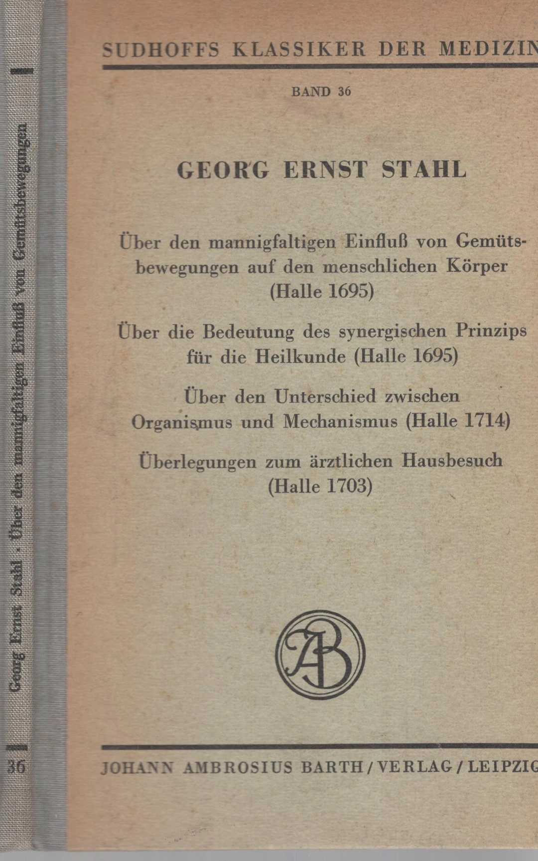 [Signed] [First Edition] Sudhoffs Klassiker der Medizin...