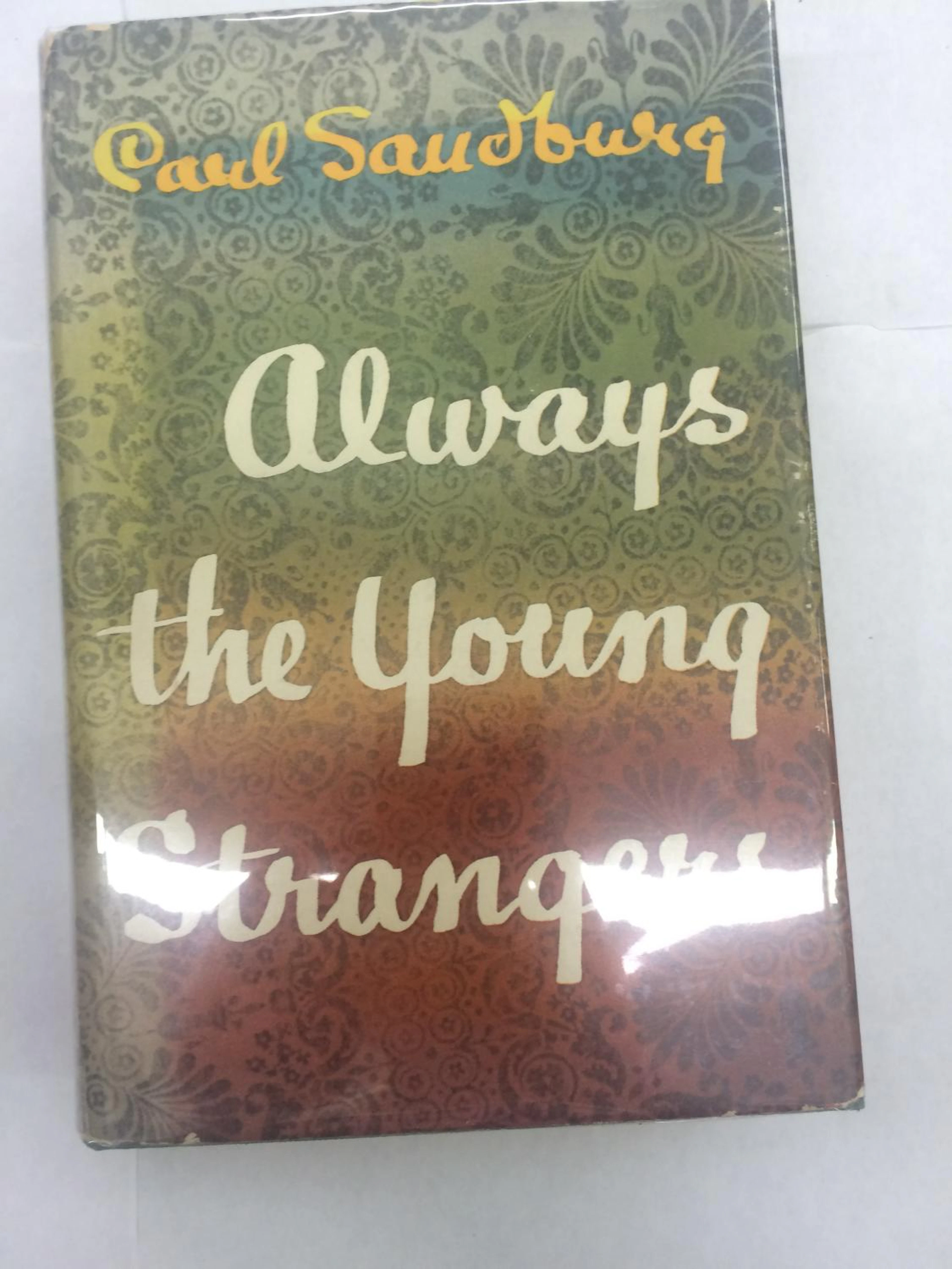 [Signed] [First Edition] Always the Young Strangers Sandburg