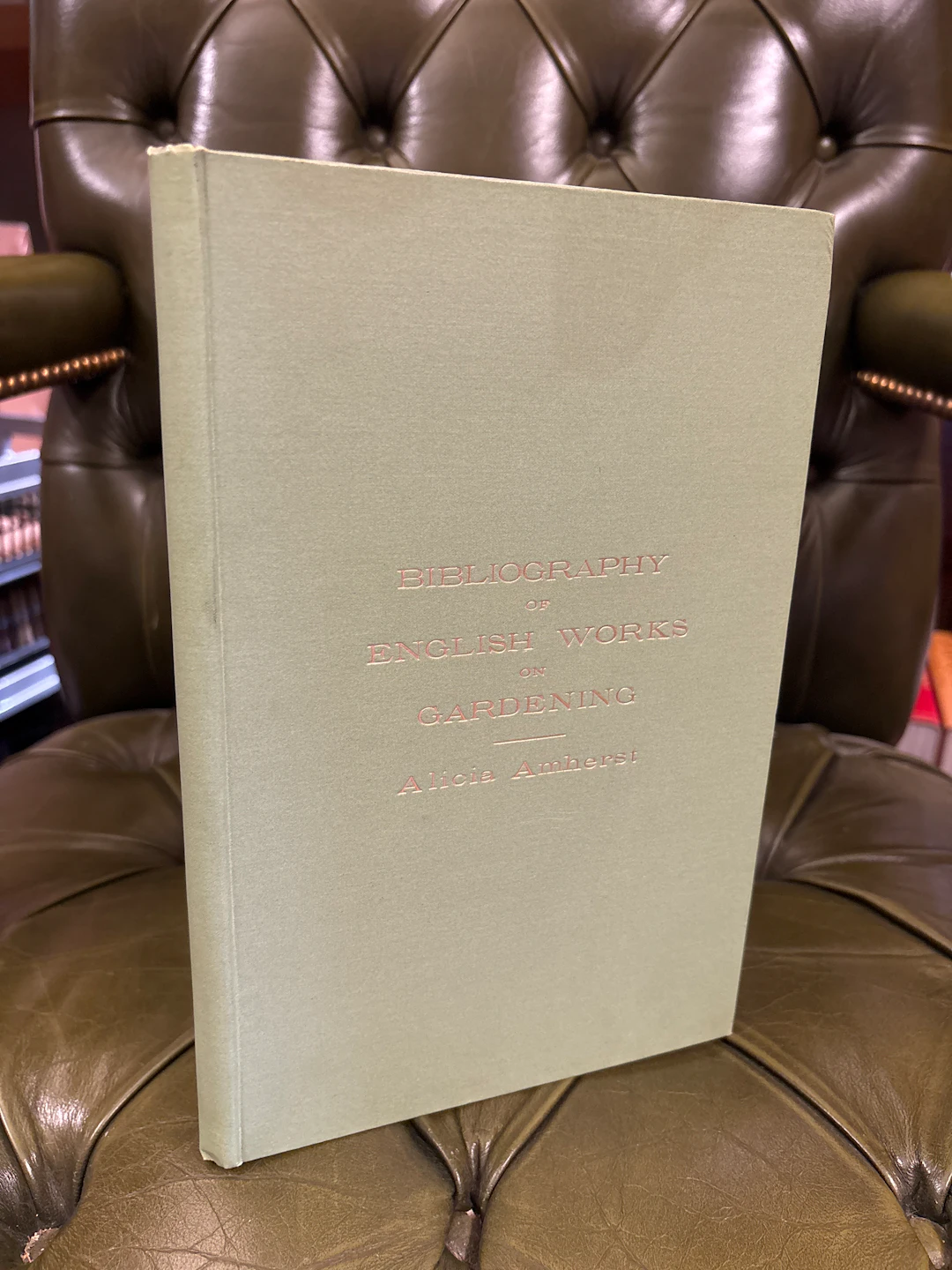 [First Edition] Bibliography of Works on Gardening