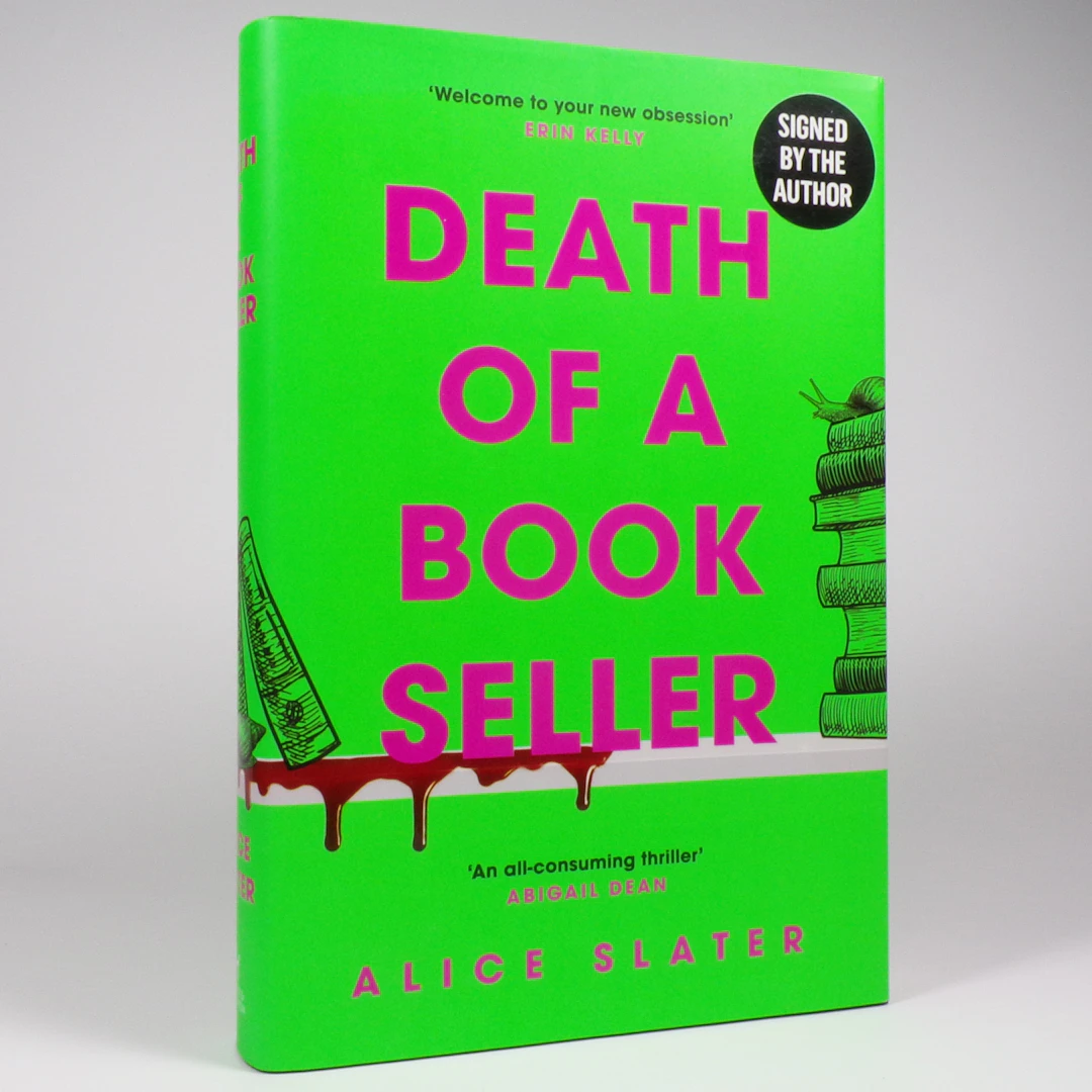 [Signed] [First Edition] Death of a Bookseller - Signed First Edition SLATER