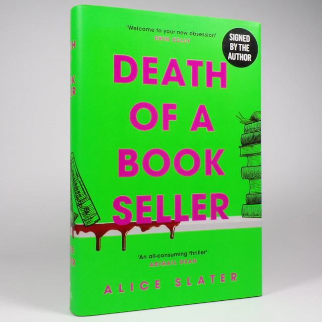 [Signed] [First Edition] Death of a Bookseller - Signed First Edition SLATER
