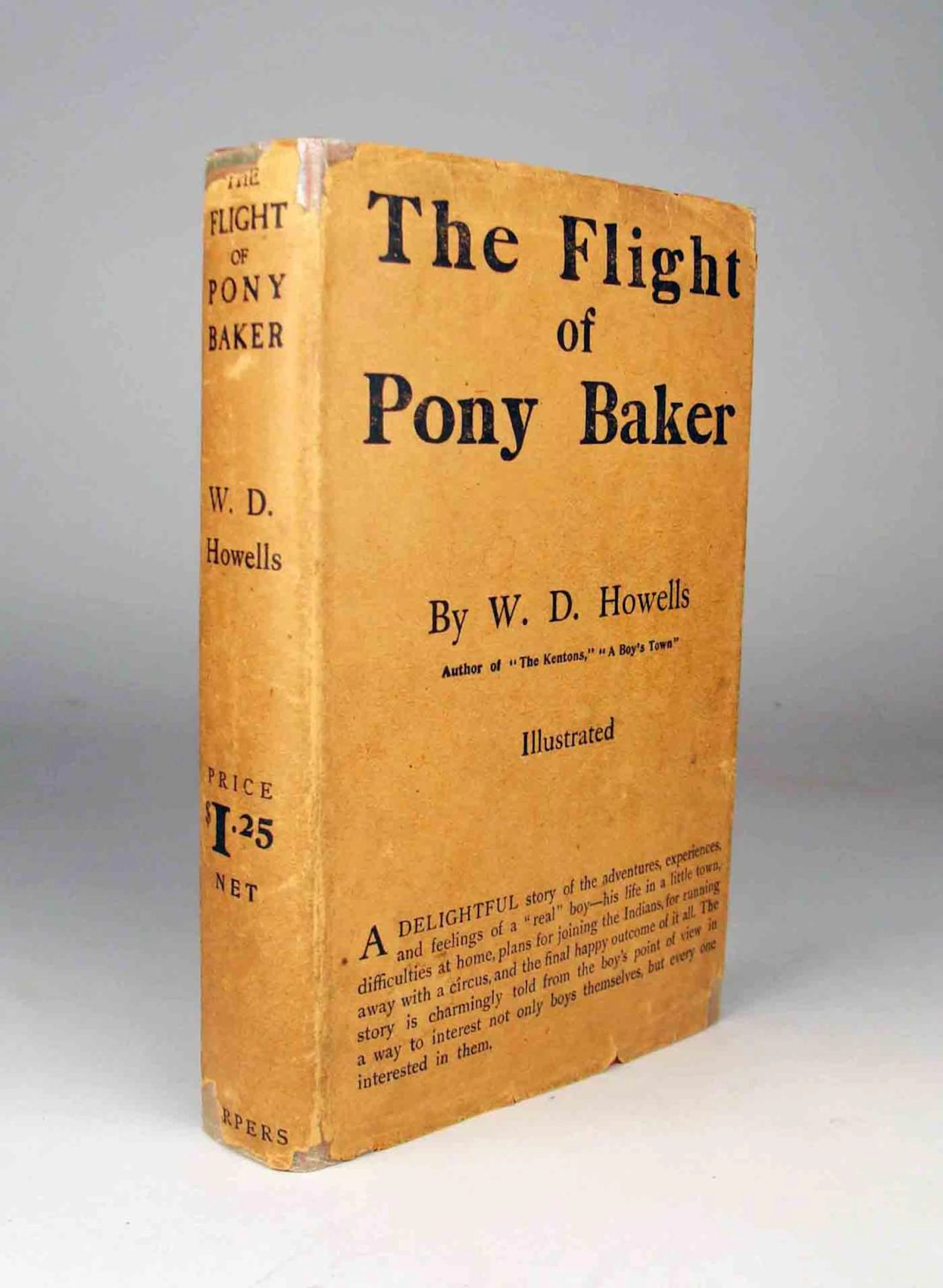 [Signed] [First Edition] The Flight of Pony Baker Howells