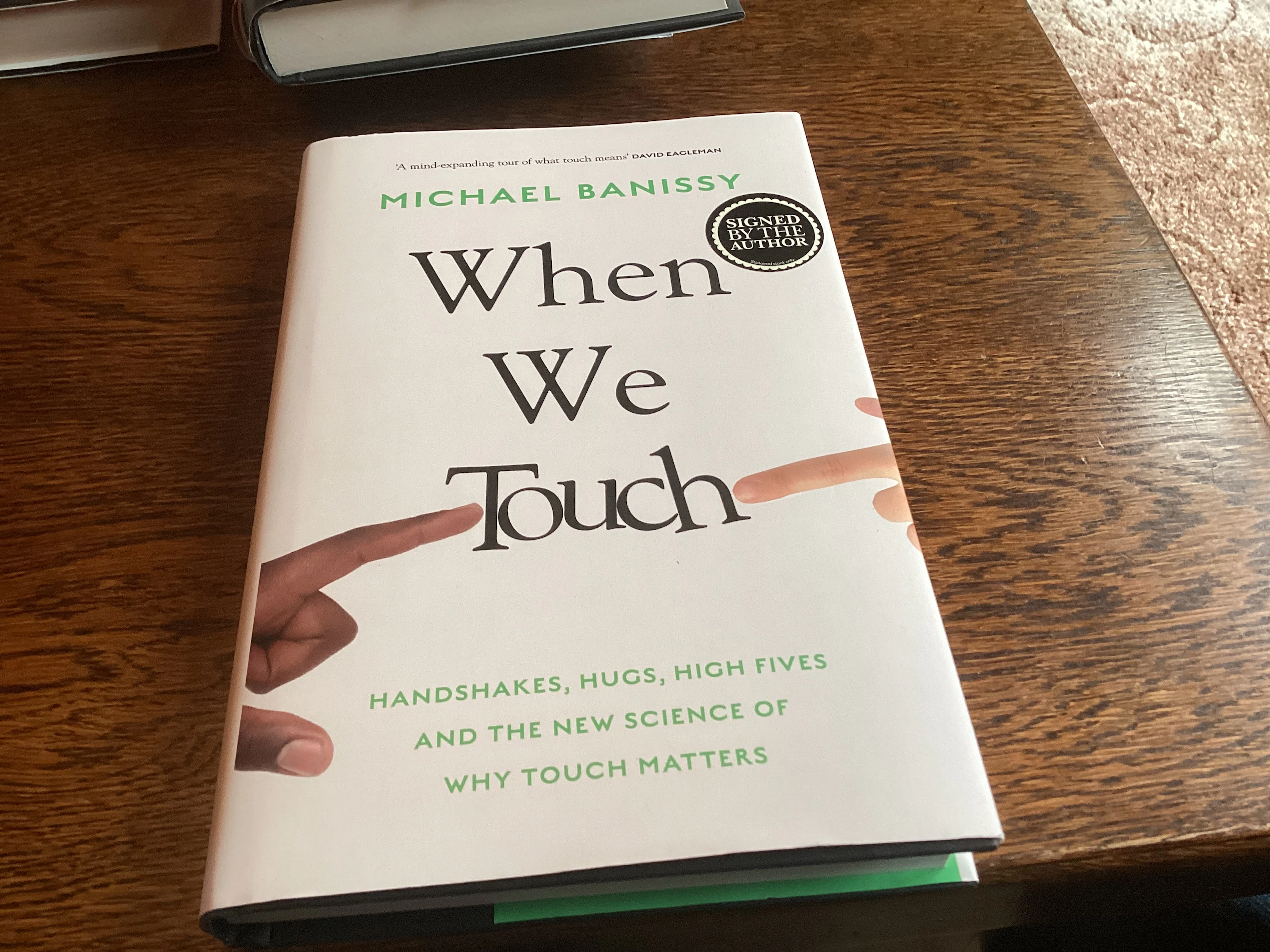 [Signed] [First Edition] When We Touch *****SIGNED UK HB 1/1**** Banissy