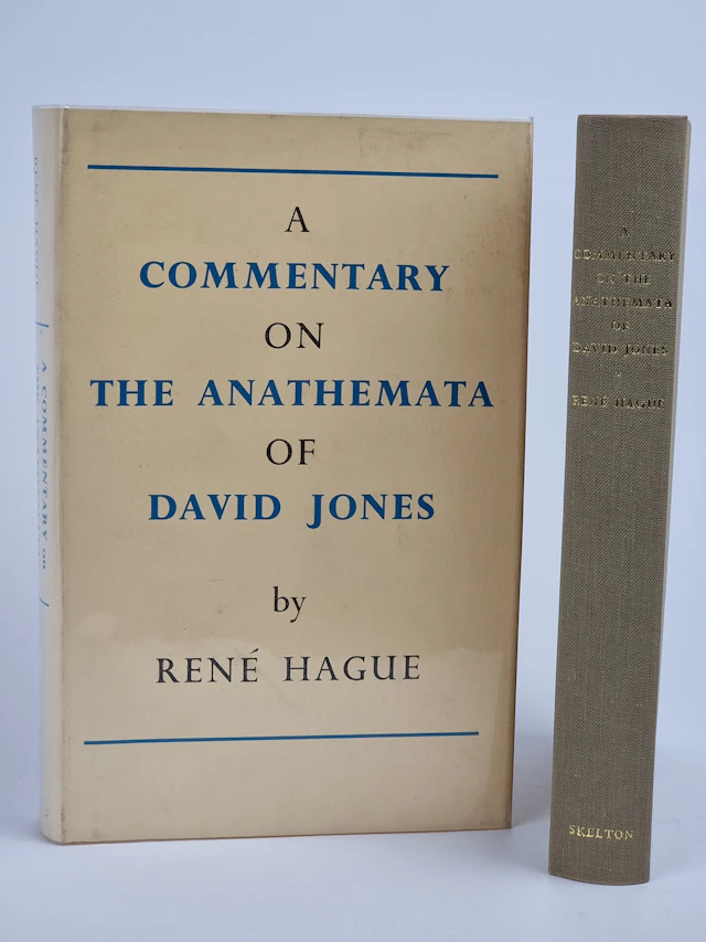 [First Edition] A Commentary on The Anathemata of David...