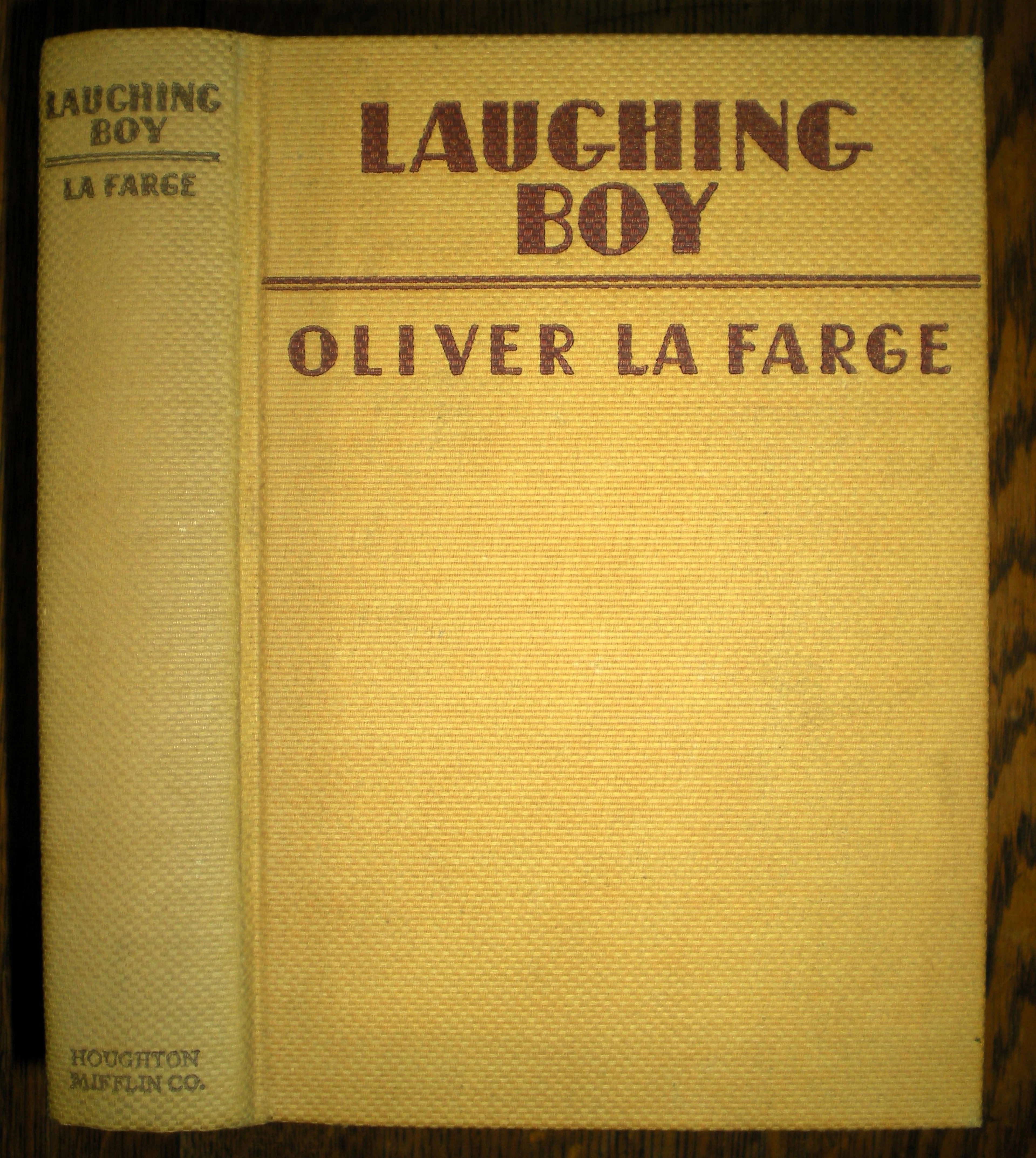 [First Edition] Laughing Boy Oliver La Farge [Used - Very good] [Hardcover]