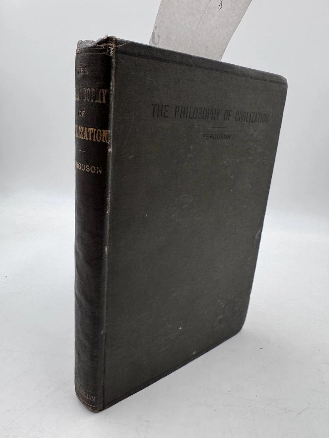 [Signed] [First Edition] THE PHILOSOPHY OF CIVILIZATION: A SOCIOLOGICAL STUDY