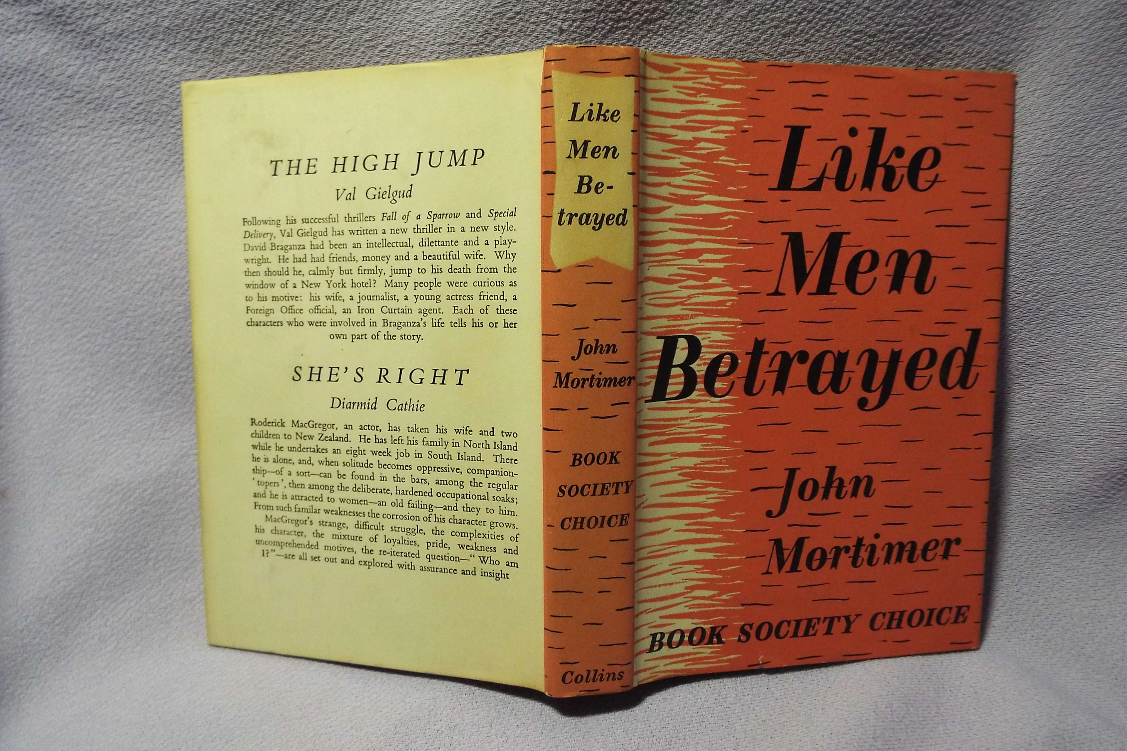[Signed] [First Edition] Like Men Betrayed : Signed : First thus Mortimer