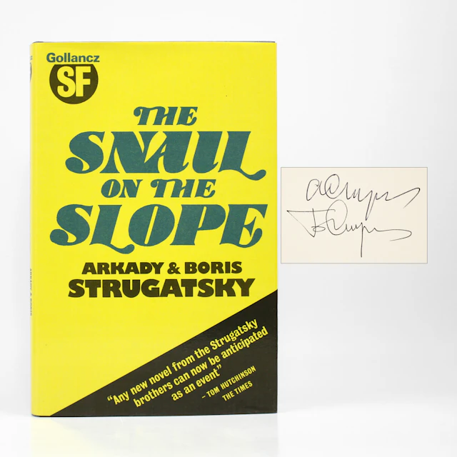 [Signed] [First Edition] The Snail on the Slope [Signed] Strugatsky