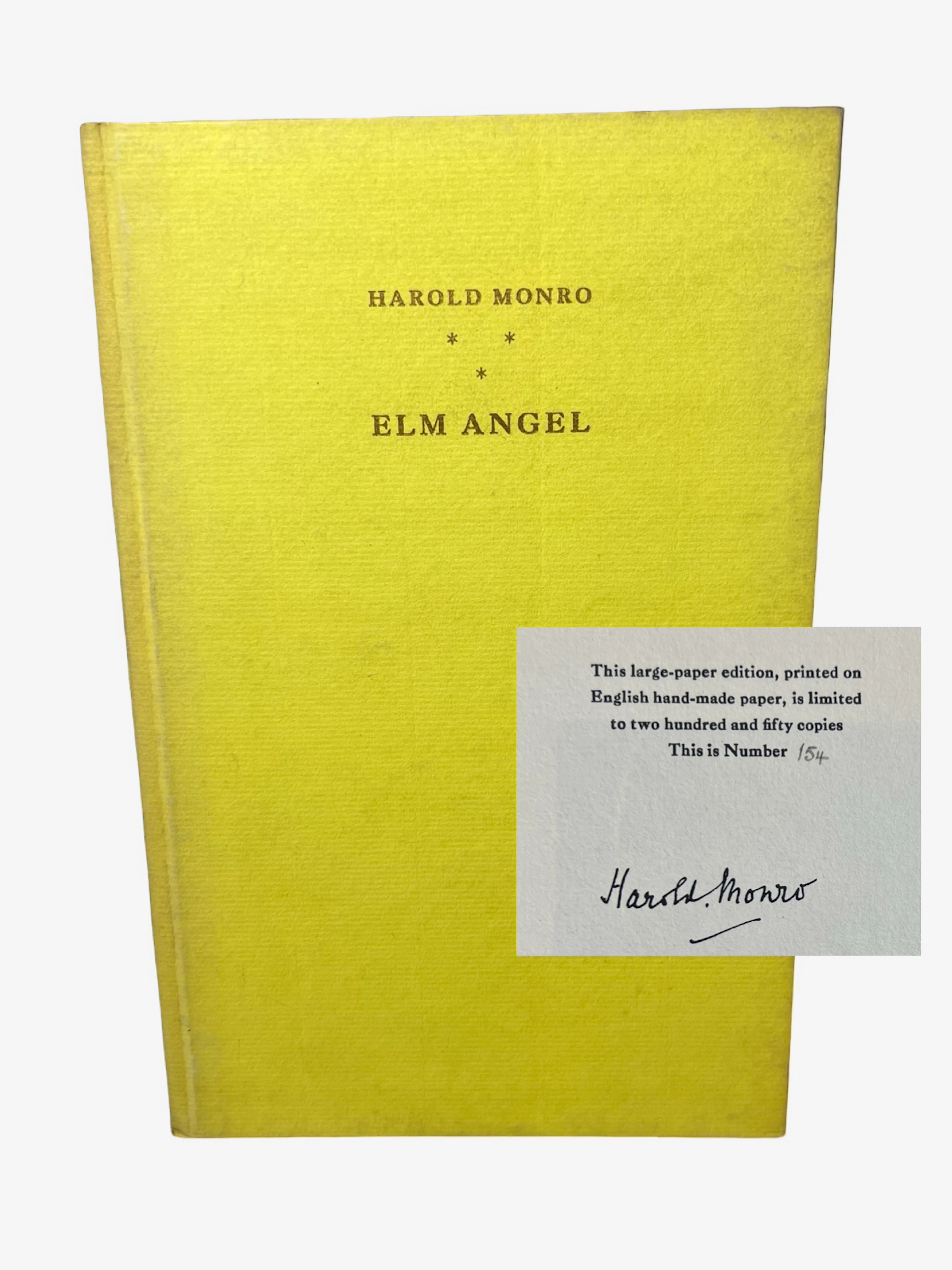 [Signed] [First Edition] Elm Angel Monro