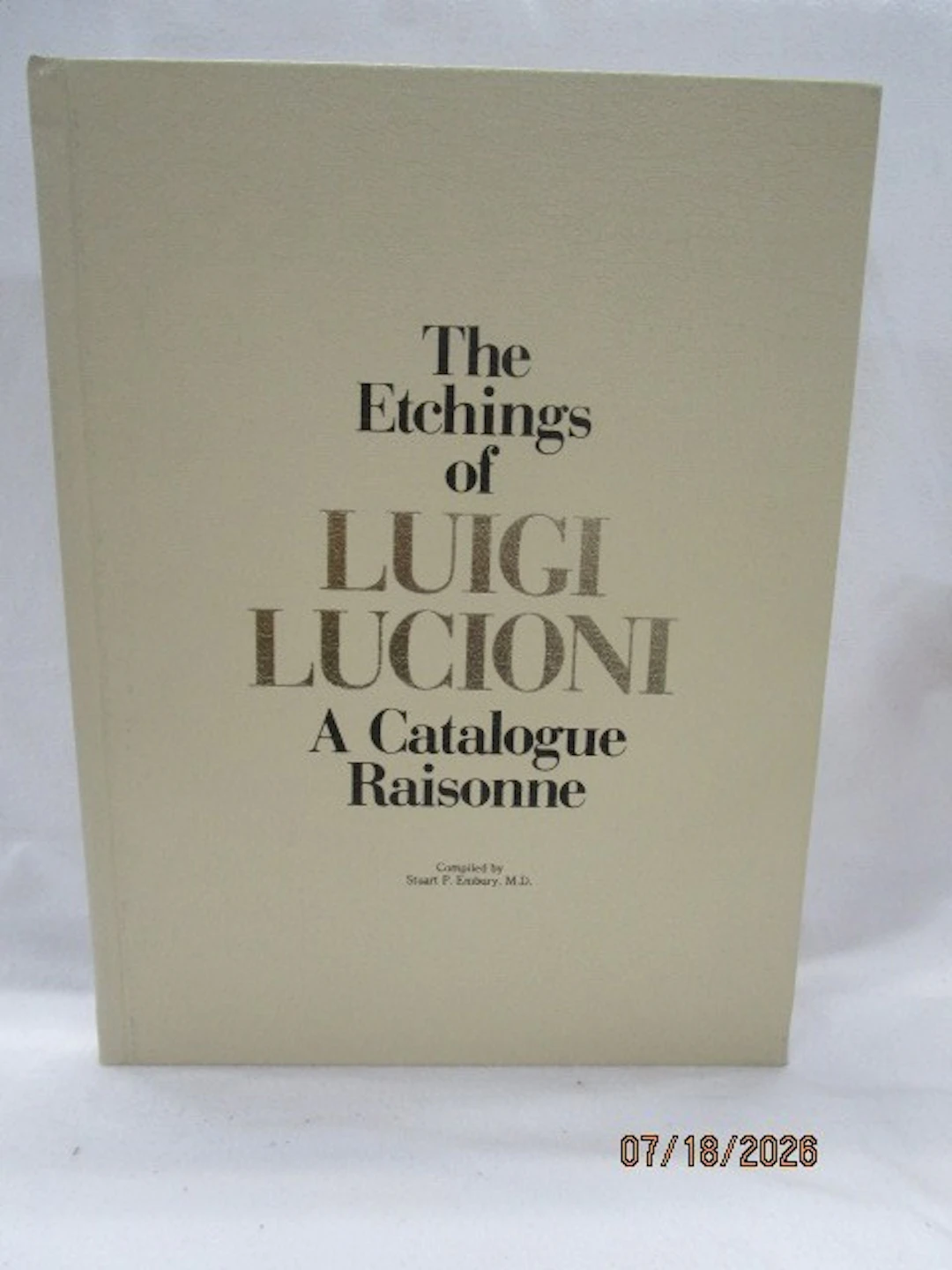 [Signed] [First Edition] The Etchings of Luigi Lucioni: a...