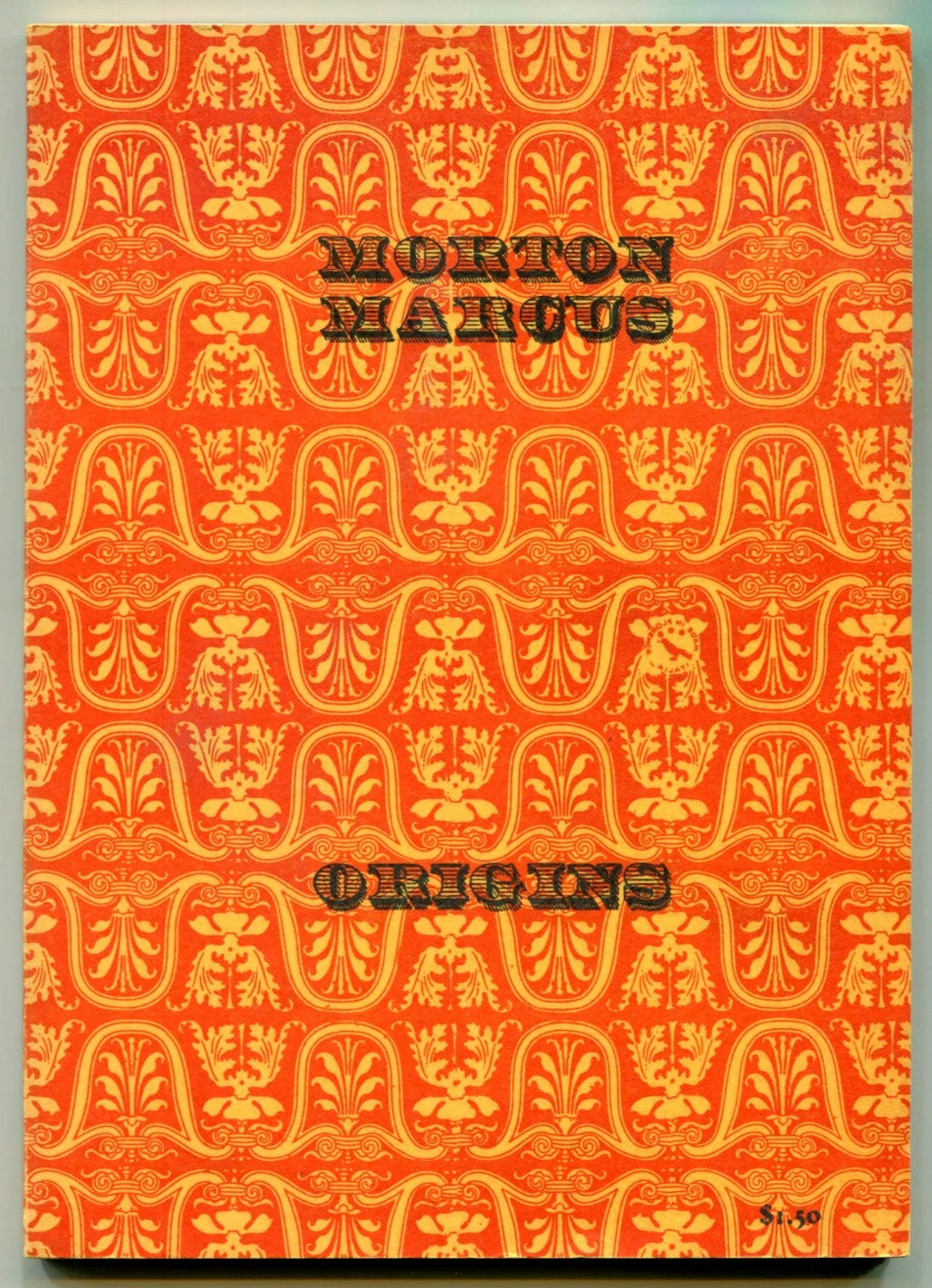 [Signed] [First Edition] Origins MARCUS, Morton [Used - Near fine] [Softcover]