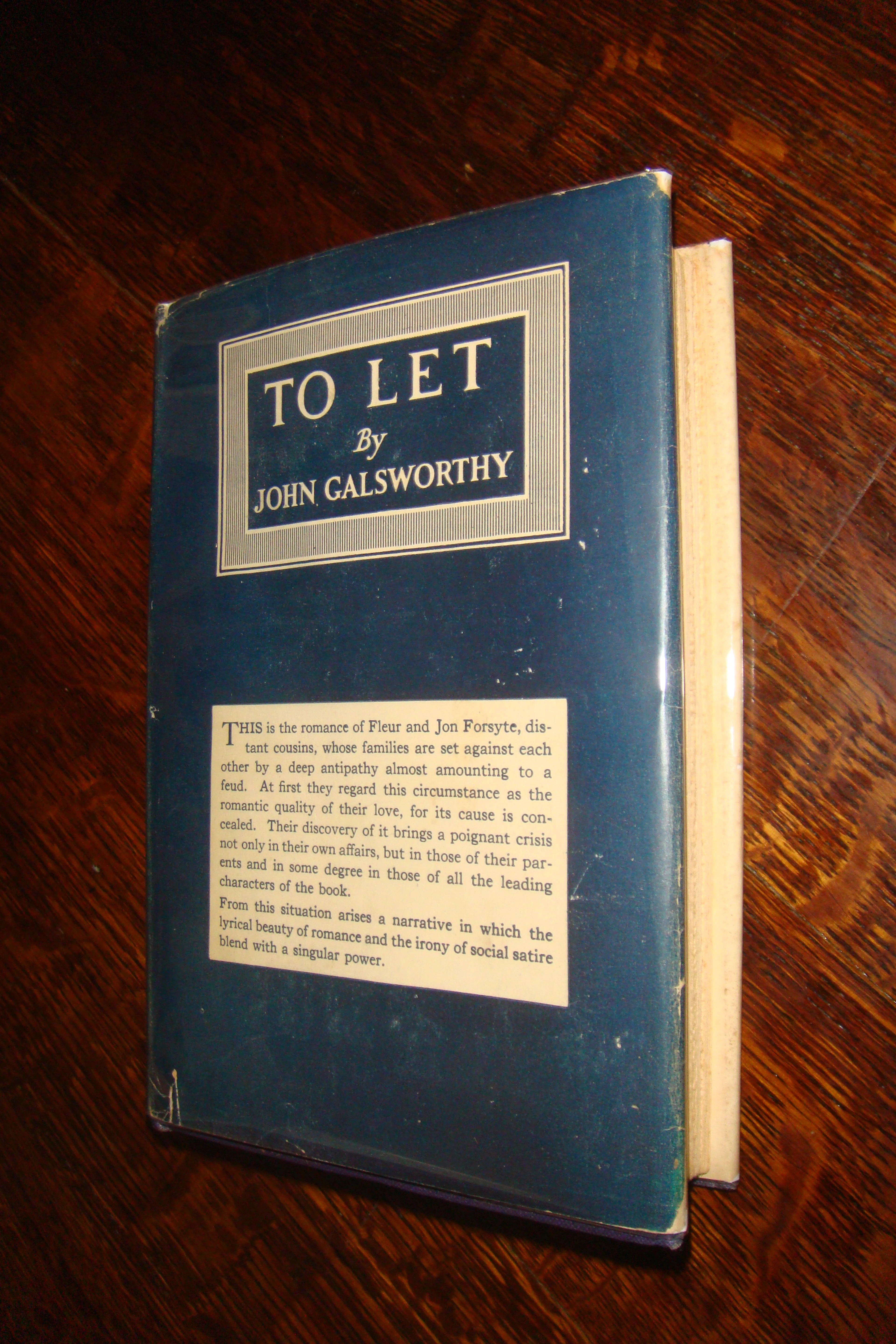 [First Edition] Forsyte Saga : To Let - first American...