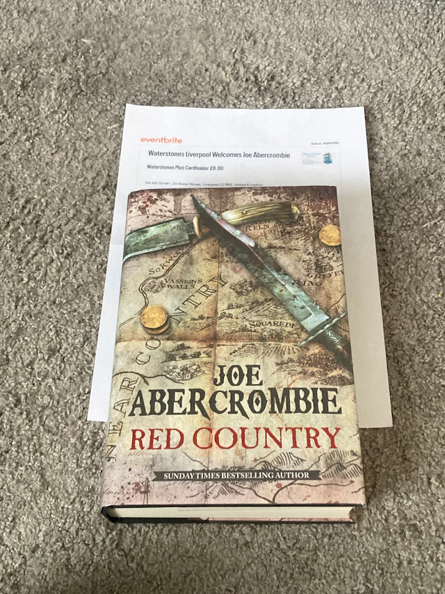 [Signed] [First Edition] RED COUNTRY: SIGNED LINED UK...