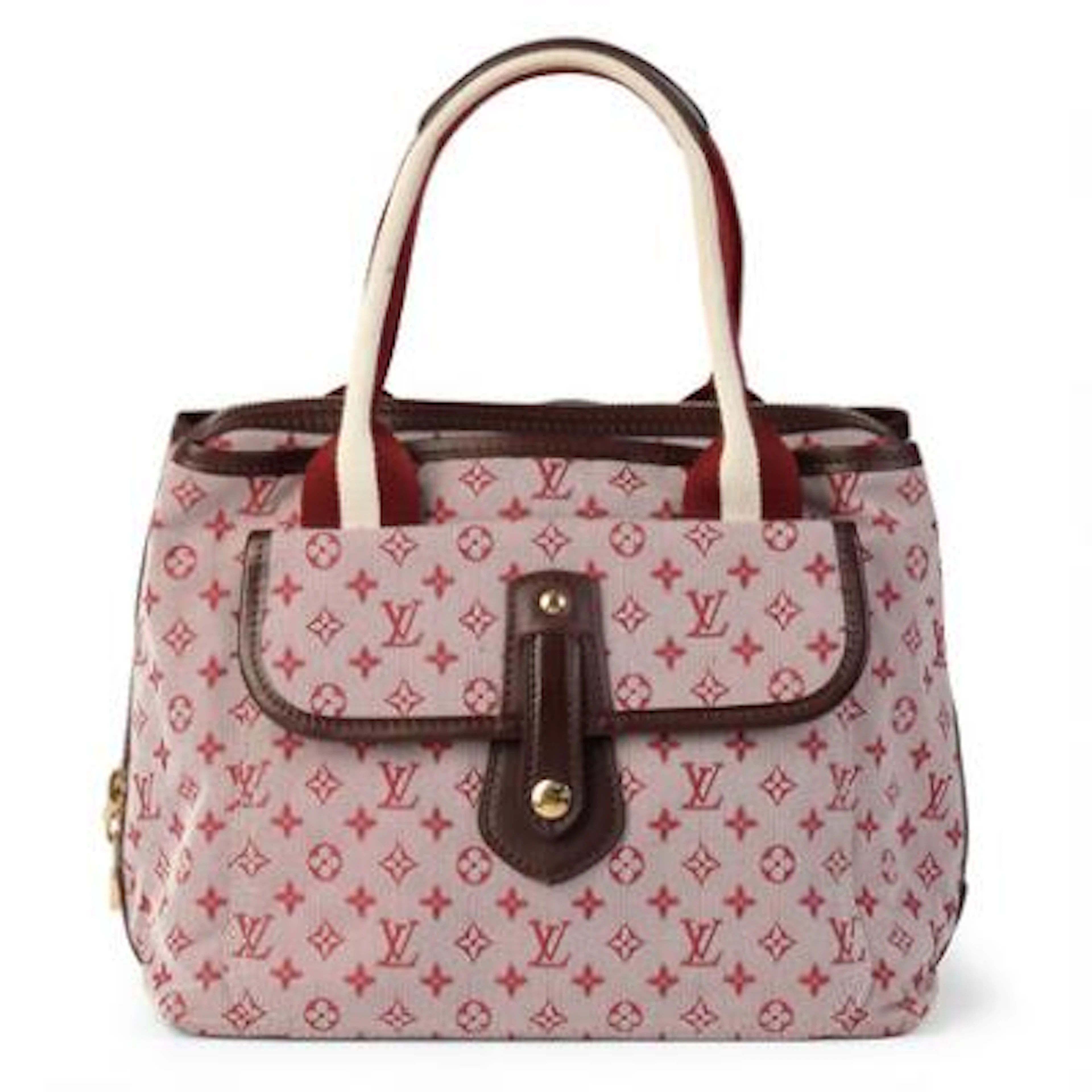 Louis Vuitton: A "Sac Mary Kate" bag of purple Mini Lin canvas with
