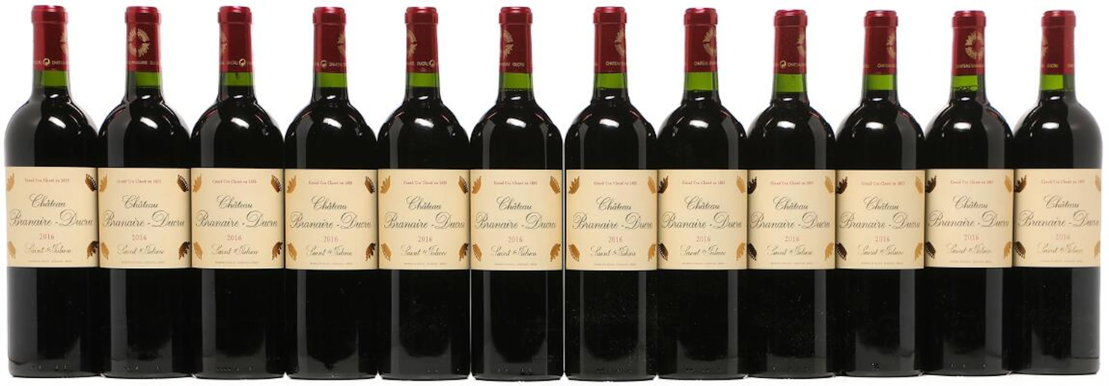 12 bts. Château Branaire Ducru, Saint - Julien. 4. Cru Classé 2016