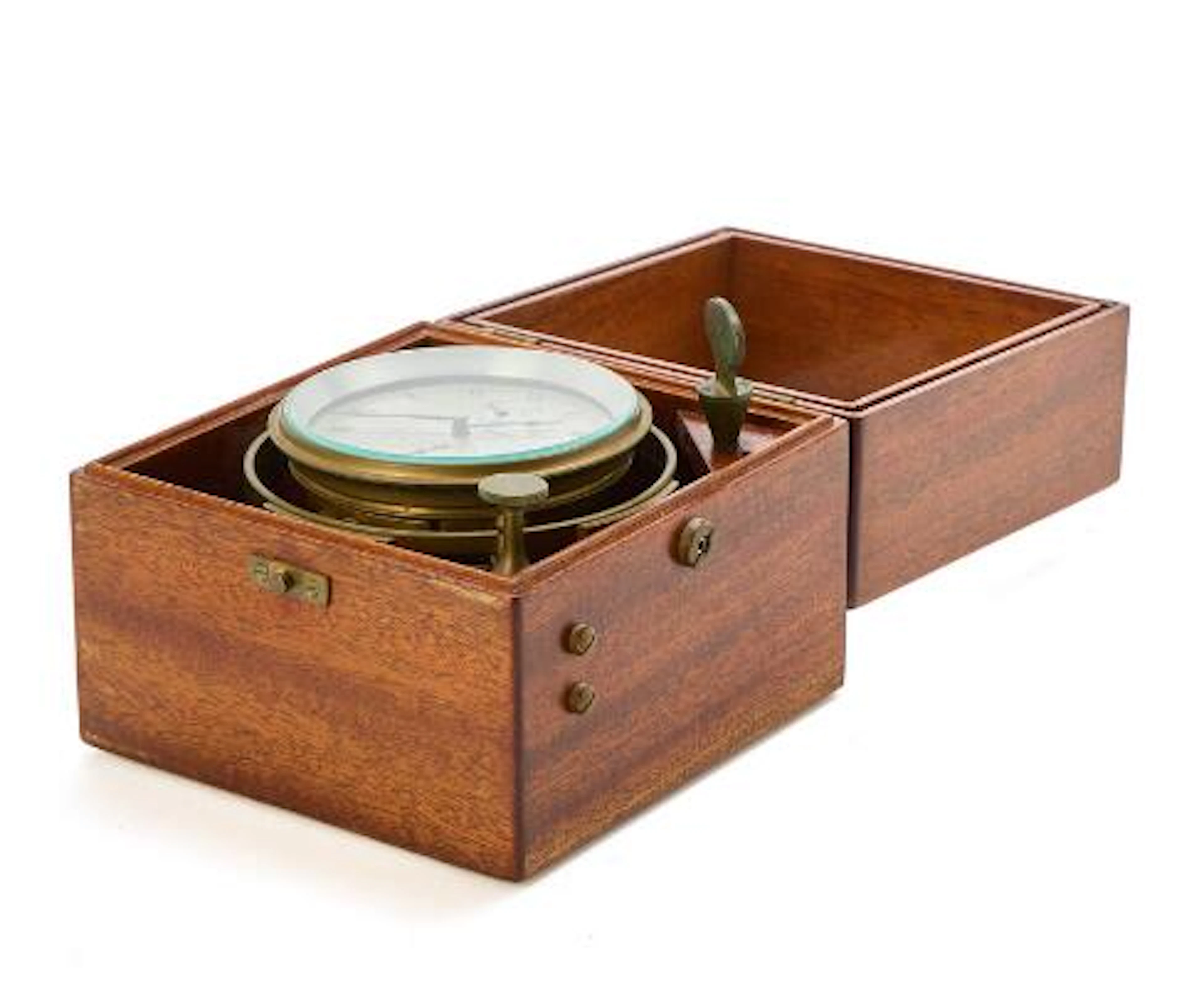 Thomas Mercer Ltd.: An English mahogany two day siderial time marine