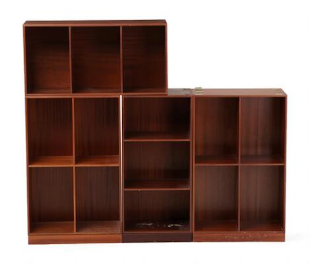 Mogens Koch, Rud. Rasmussen: Two 2/3 bookcases, two 1/2 bookcases