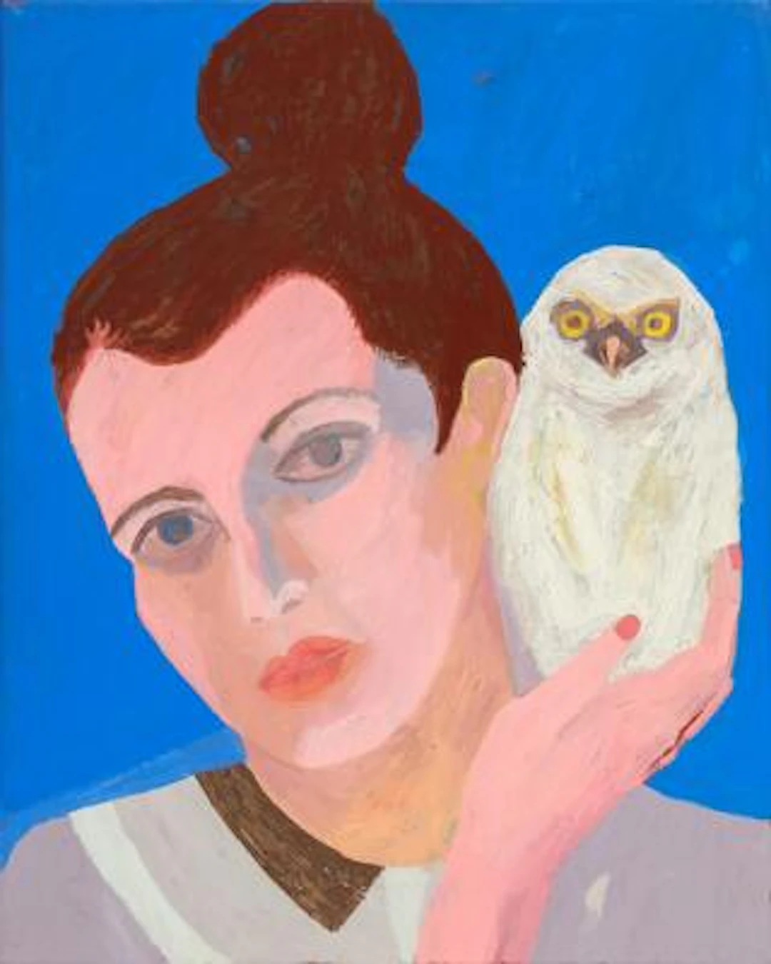 Maya Stefania Wibling: "Messenger from dusk". Signed Maya Stefania