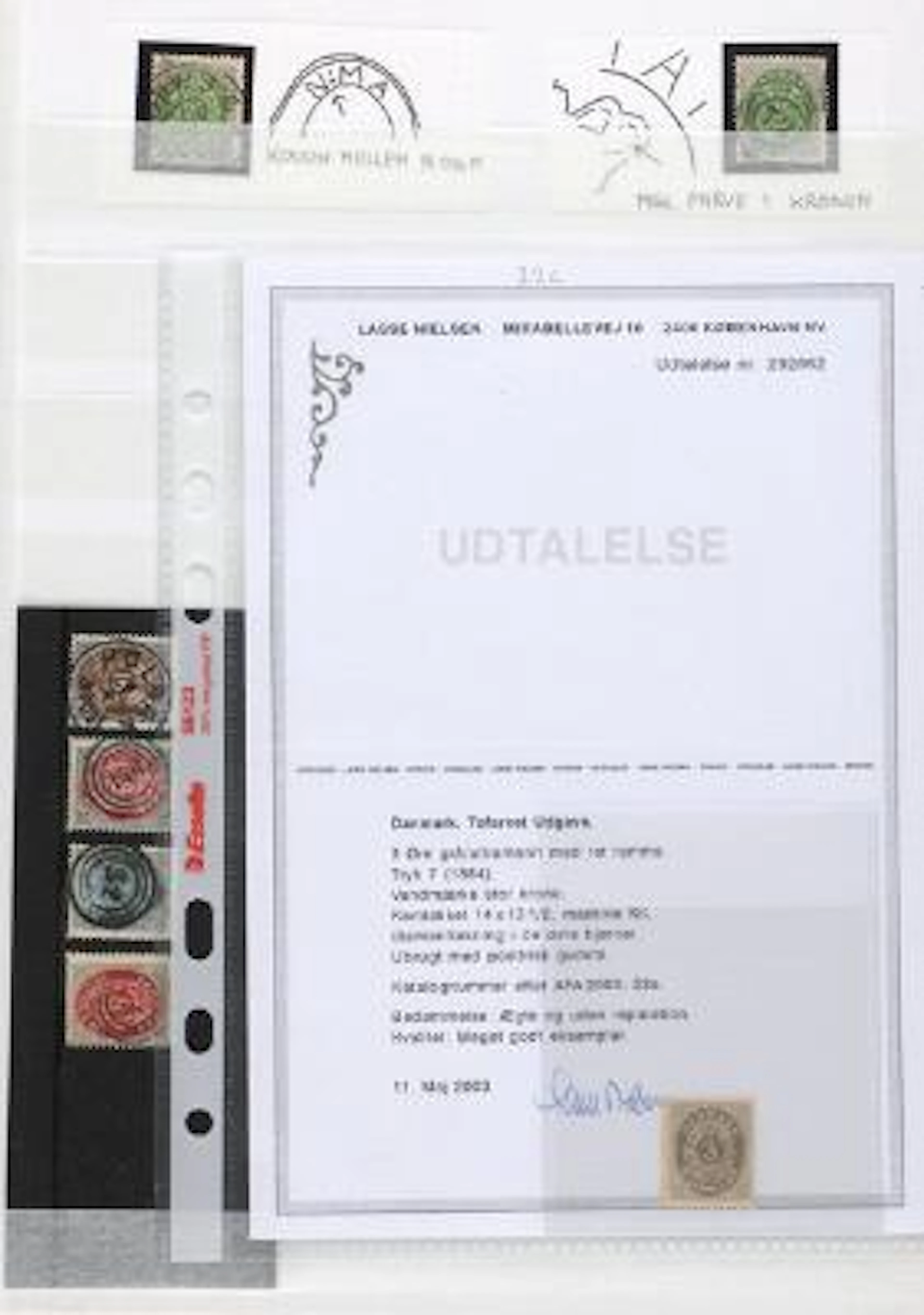 Denmark. 1875-1902. Bi-coloured. Interesting and comprehensive accumulation