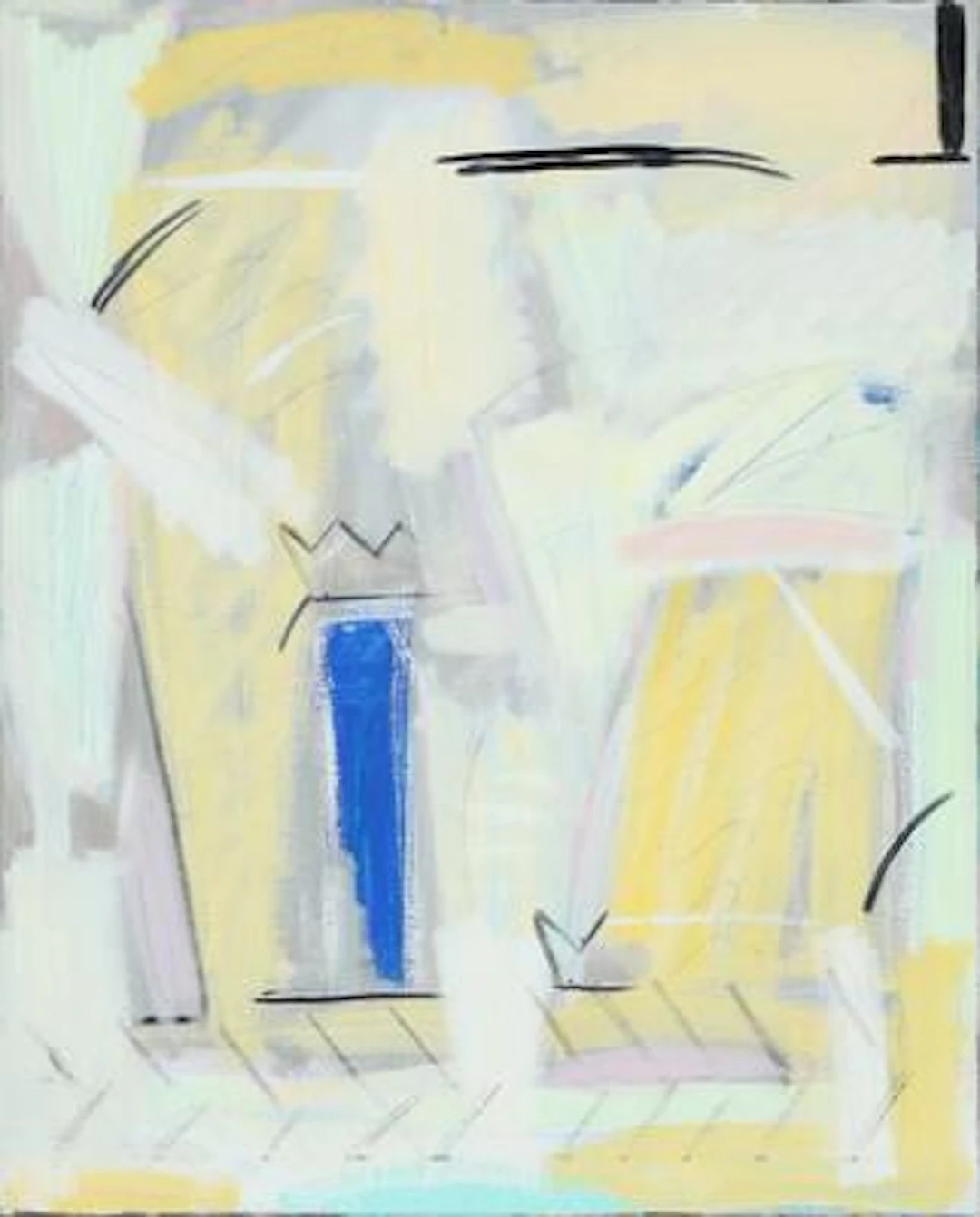 Annelise Kalbak: Untitled, 1988. Signed on the reverse with dating.