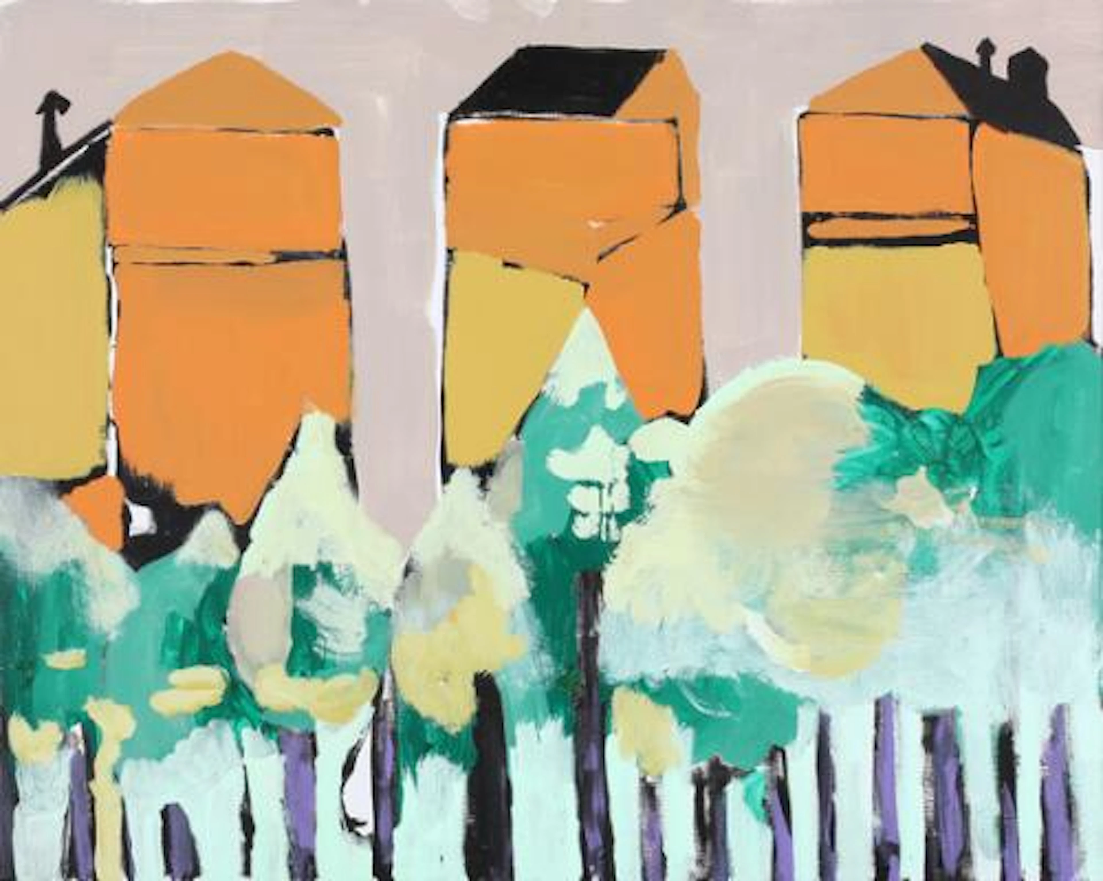 Martin Fraenkel: "Woods", 2018. Signed MF with title and date on the