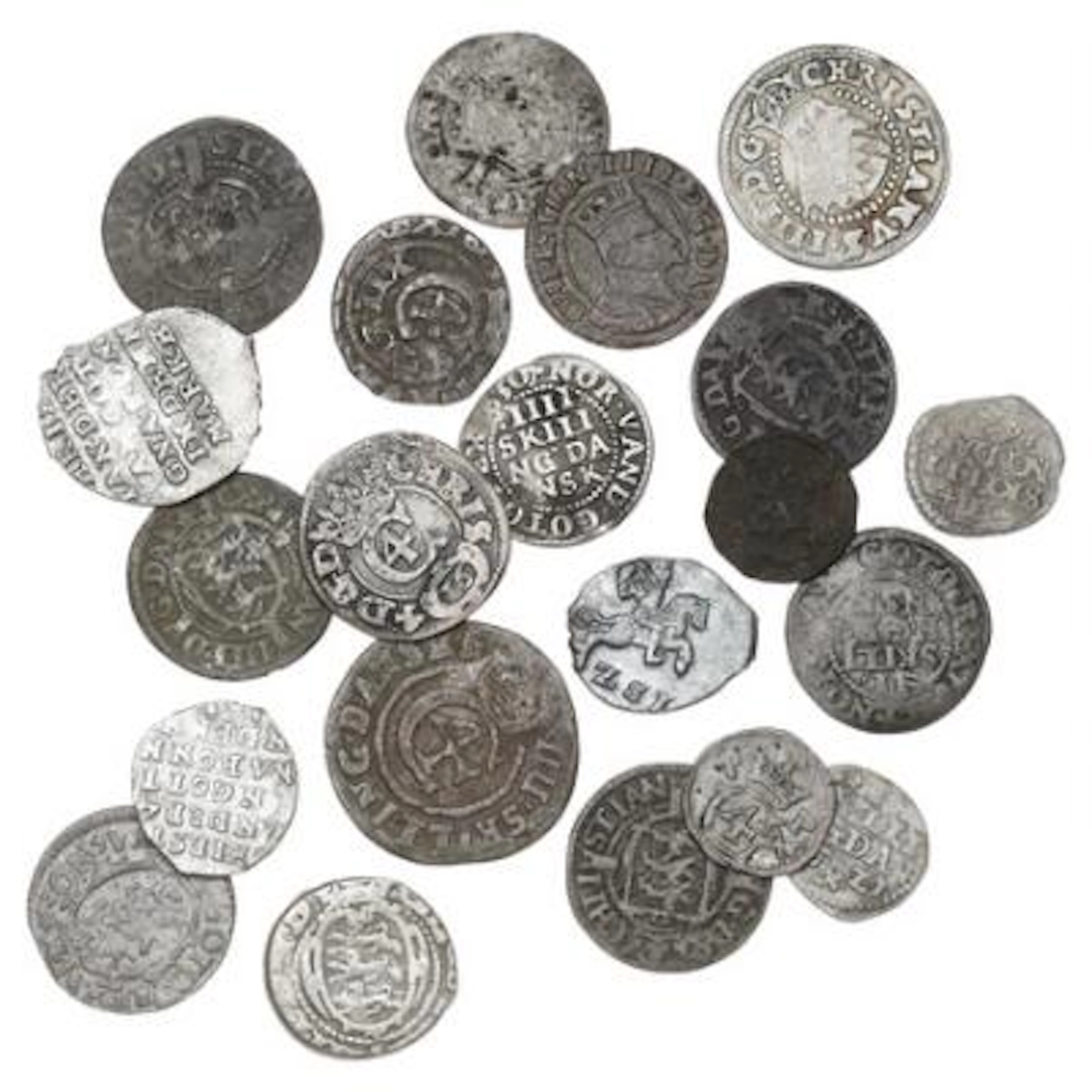 Christian IV, collection of coins, in total 21 pcs – Bruun Rasmussen