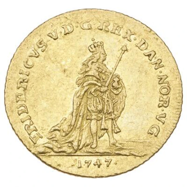 Frederik V, Ducat 1747, H 13, S 8, F 273 – Bruun Rasmussen Auctioneers