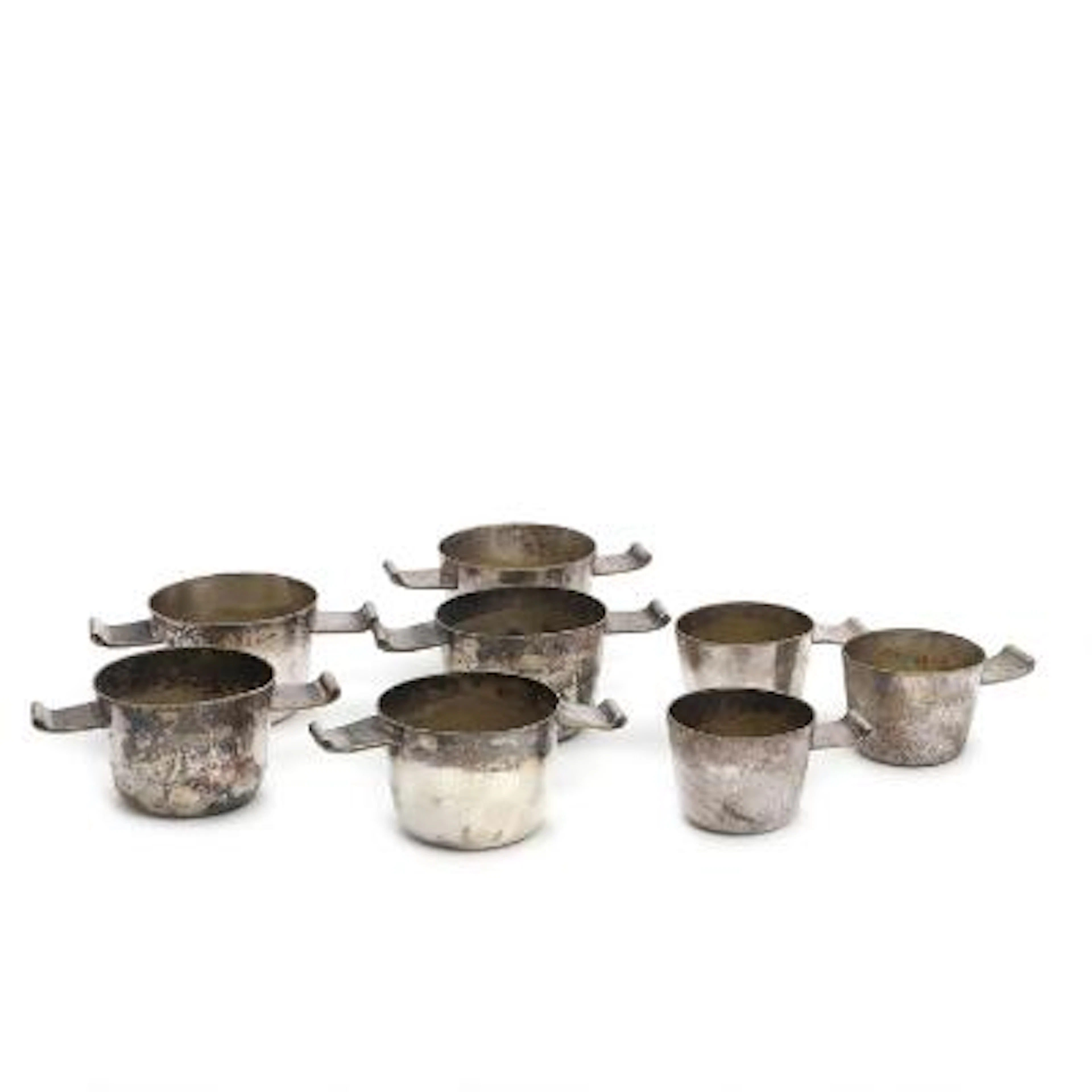 Art Déco silver plate serving bowls. Dansk Forsølvnings Anstalt. Early