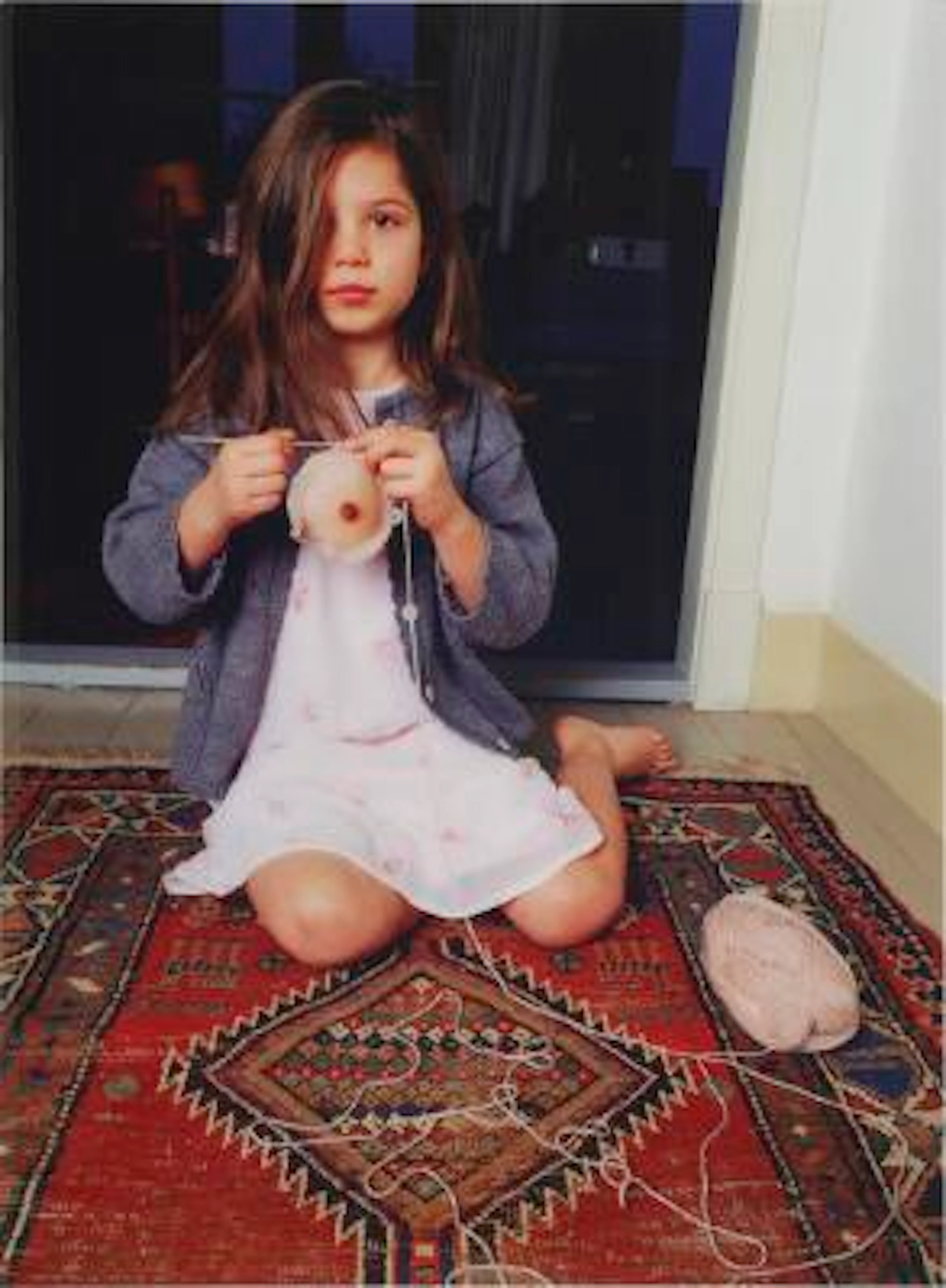 Margi Geerlinks: "Young Lady I", 2001. Info on the reverse, Ed. 9