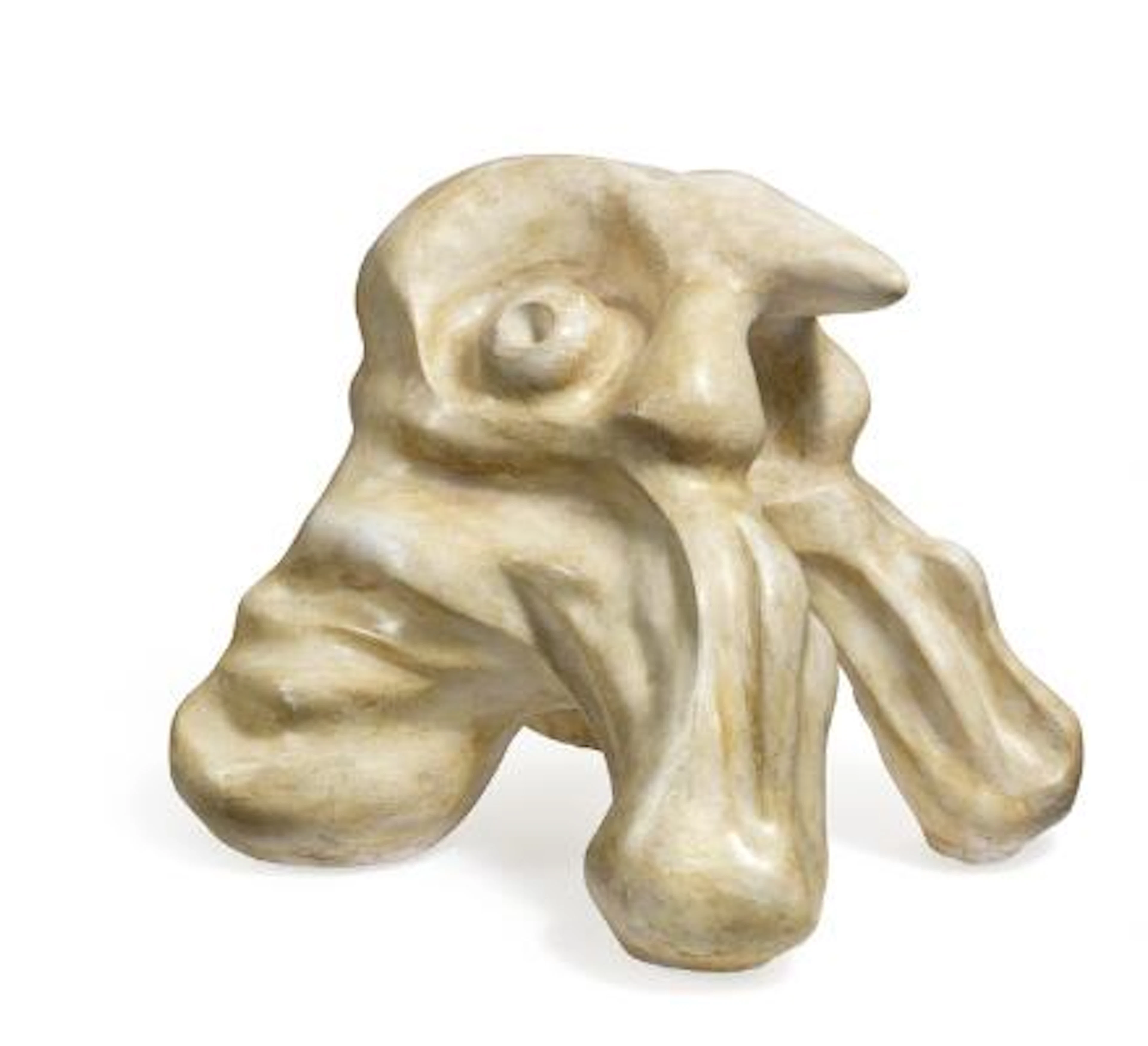 Ejler Bille: "Dyret". Designed 1937. Marked E.B. underneath. Patinated