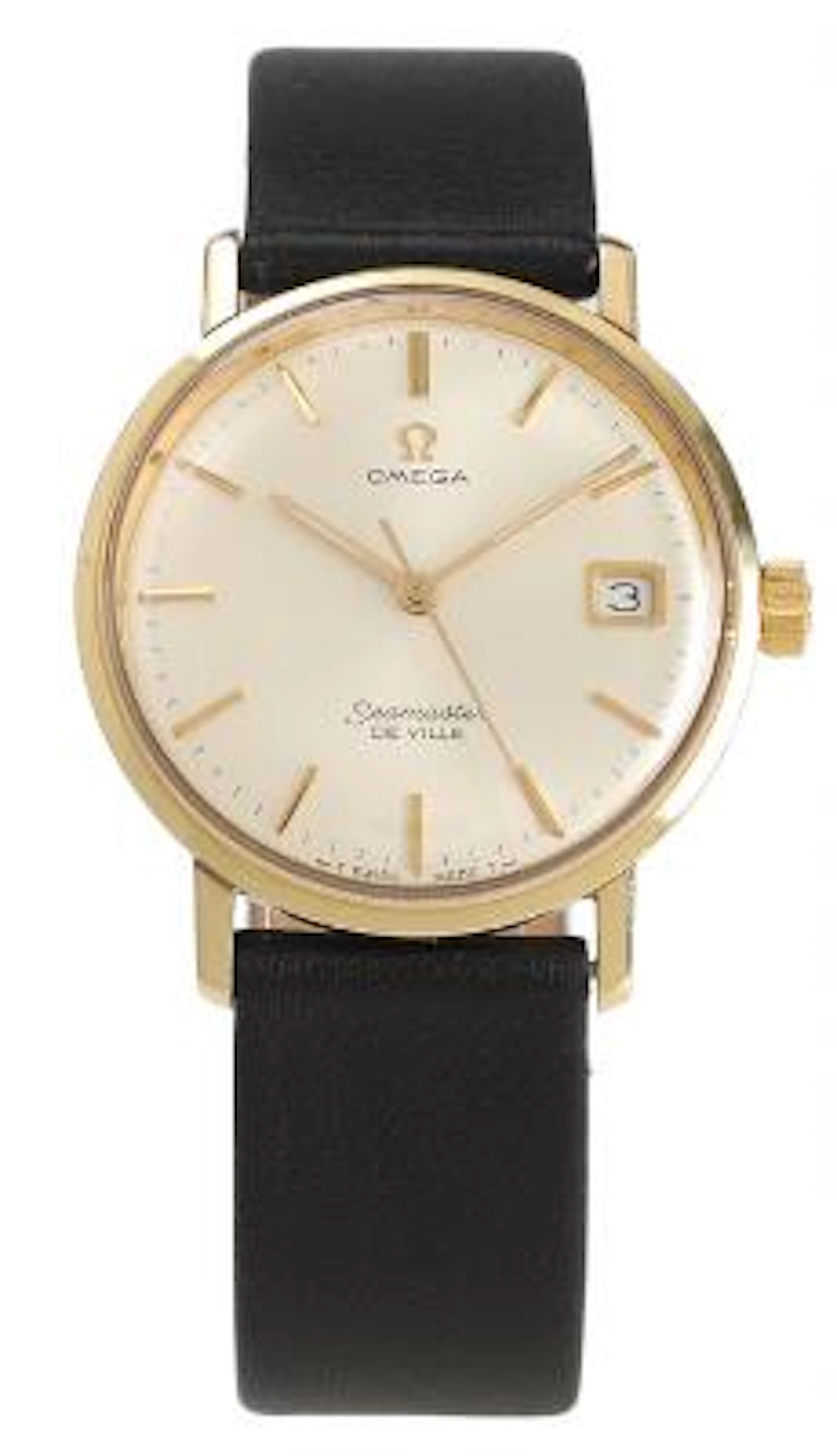 Omega: Seamaster De Ville of gold capped steel. Ref. 136020. Mechanical