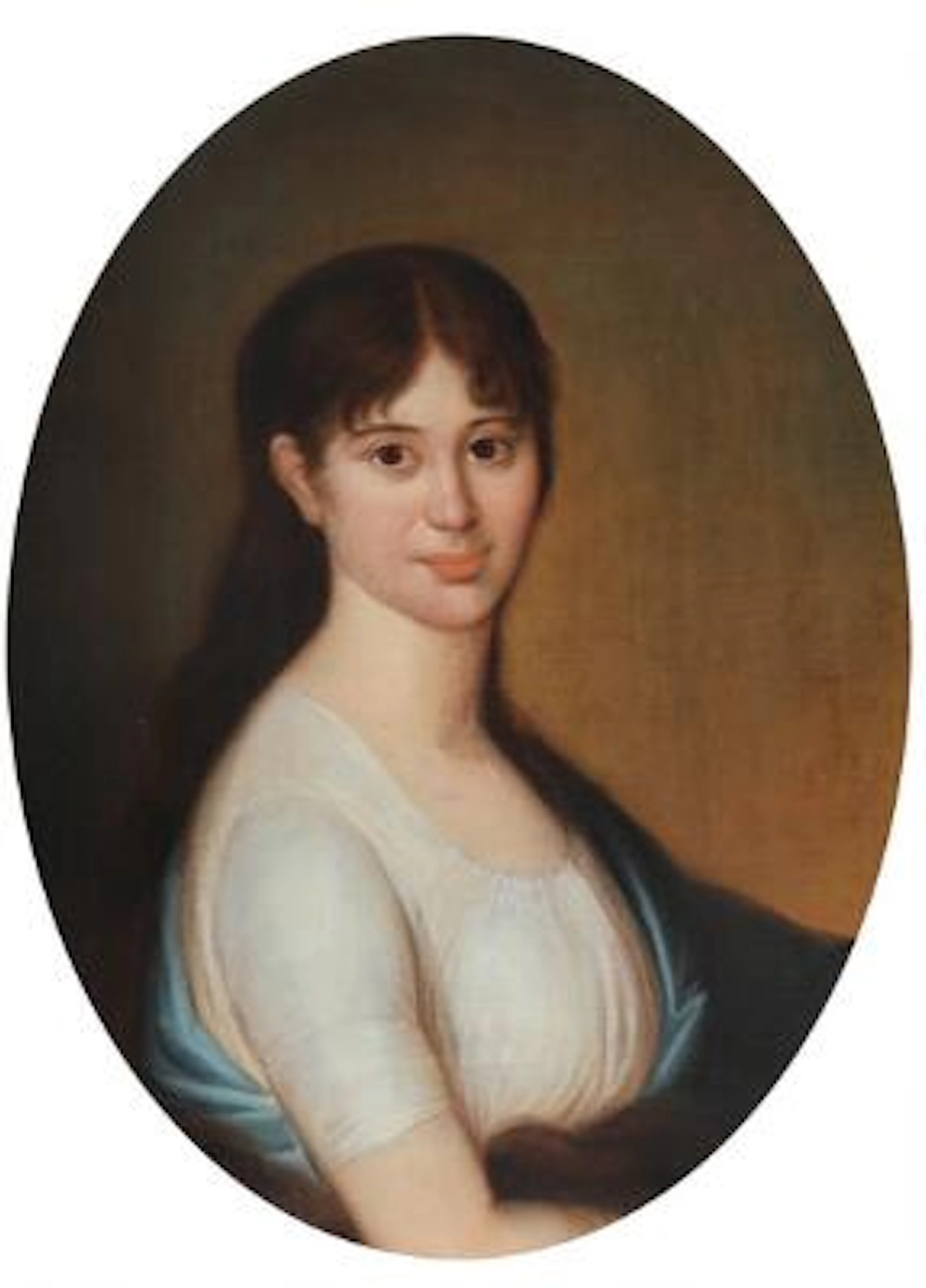 Jens Juel, style of, late 18th century: Portrait of a young woman.