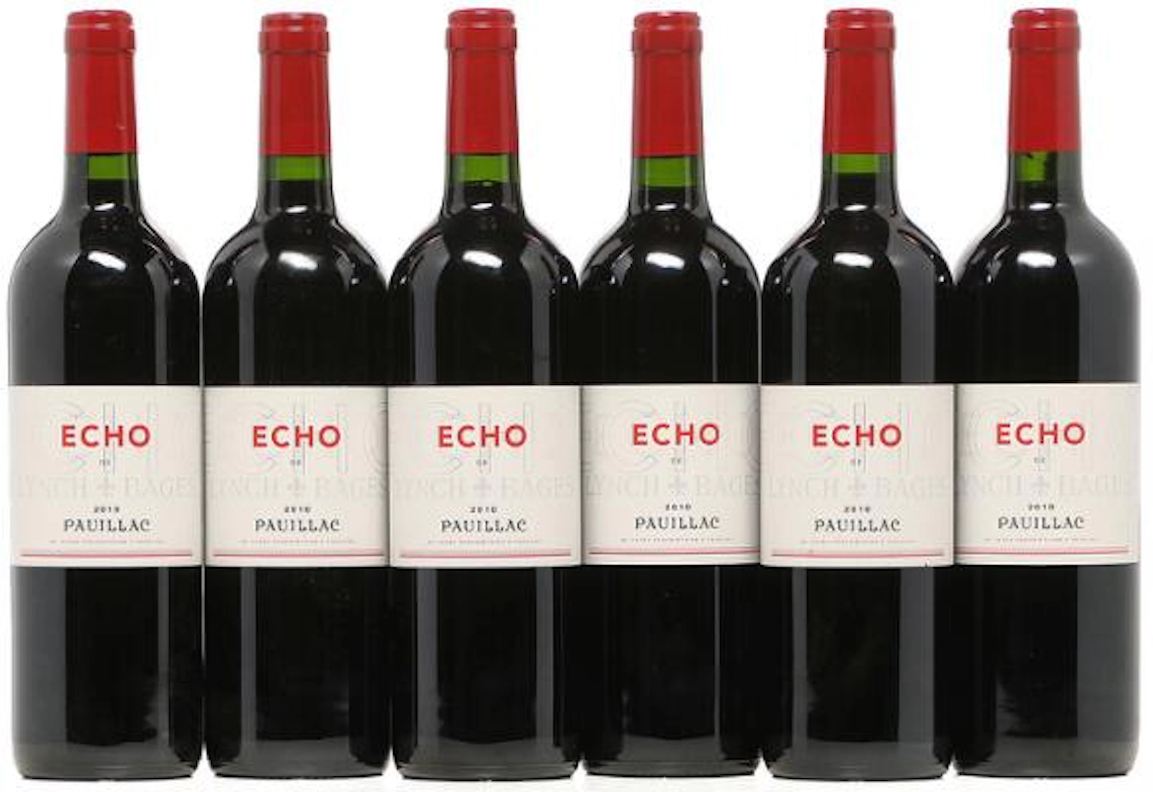 6 bts. Echo de Lynch Bages, Pauillac 2010 A (hf/in). – Bruun Rasmussen