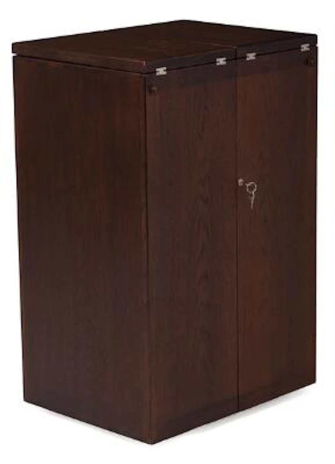 Dyrlund Smith a.o.: “Captain's bar”. A foldable stained oak bar, mounted
