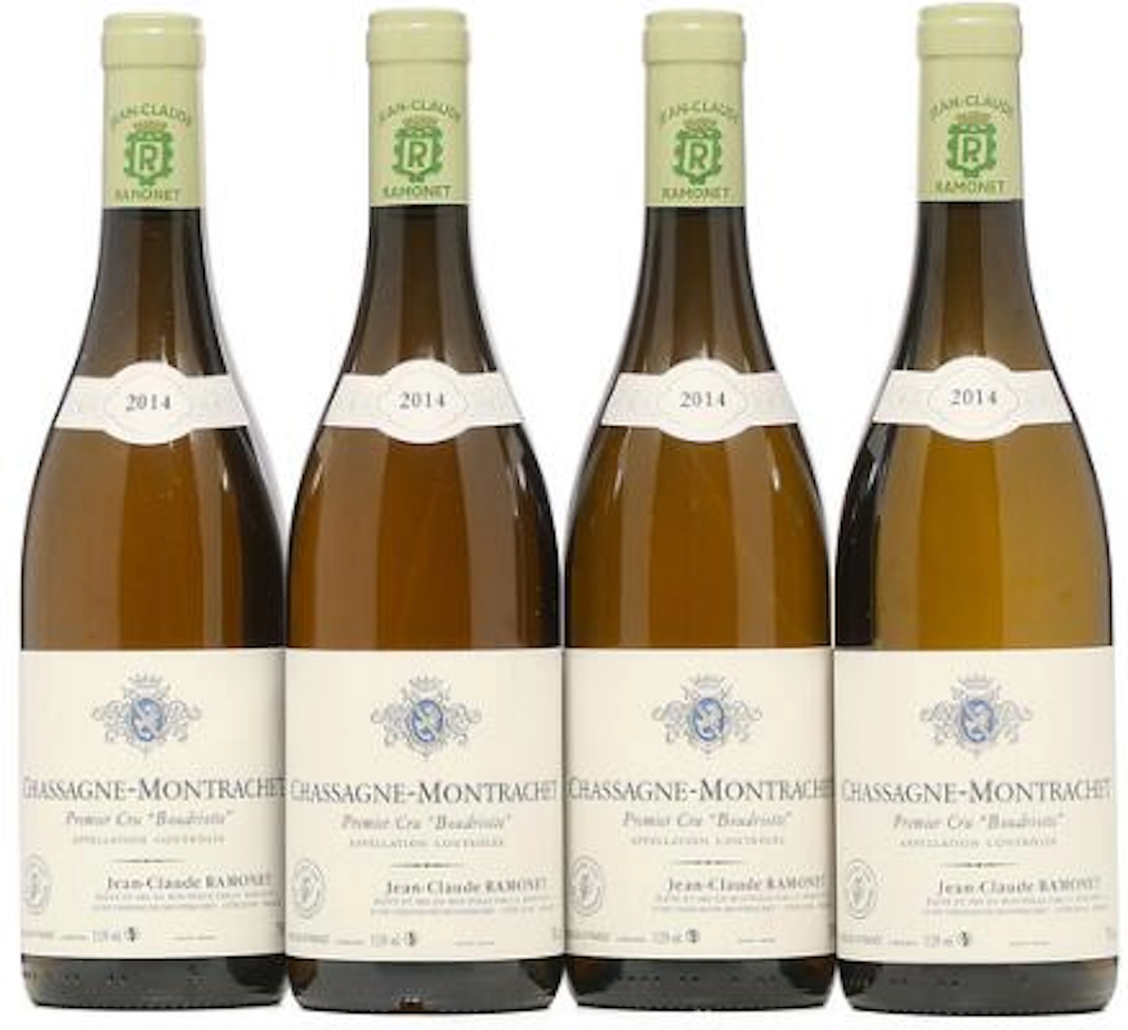 4 bts. Chassagne Montrachet 1. Cru "La Boudriotte", Domaine Ramonet