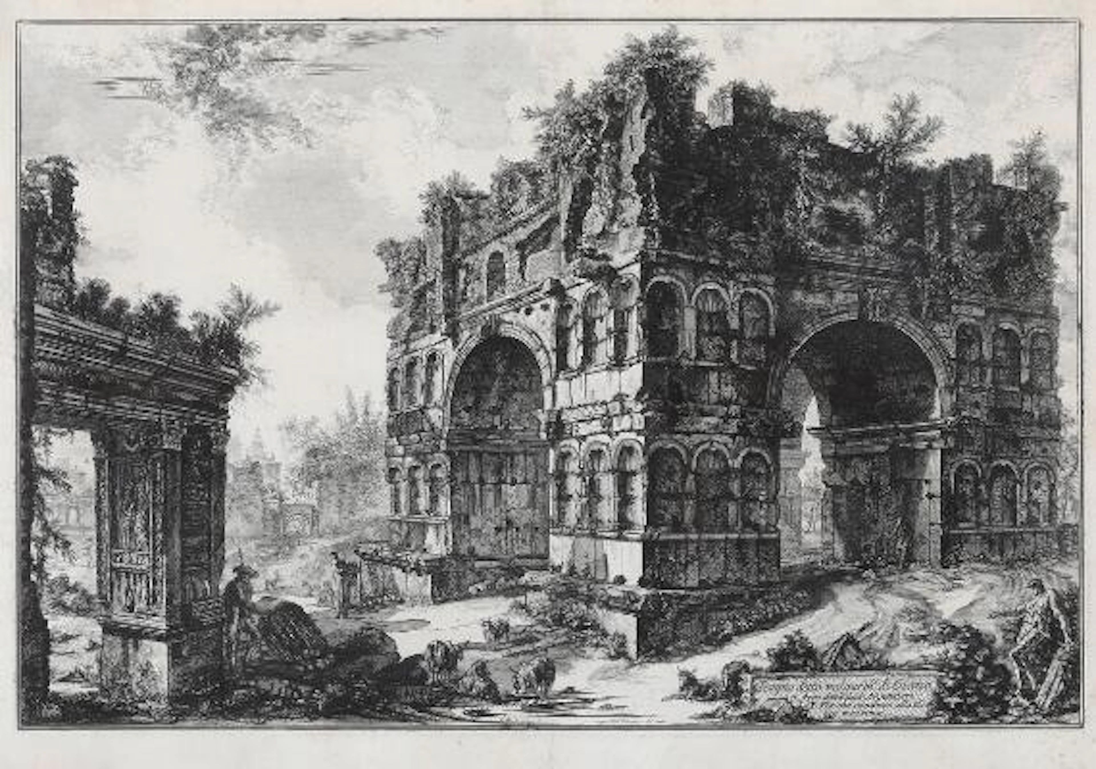 Giovanni Battista Piranesi, 19th century: "Tempio detto volgarm. di