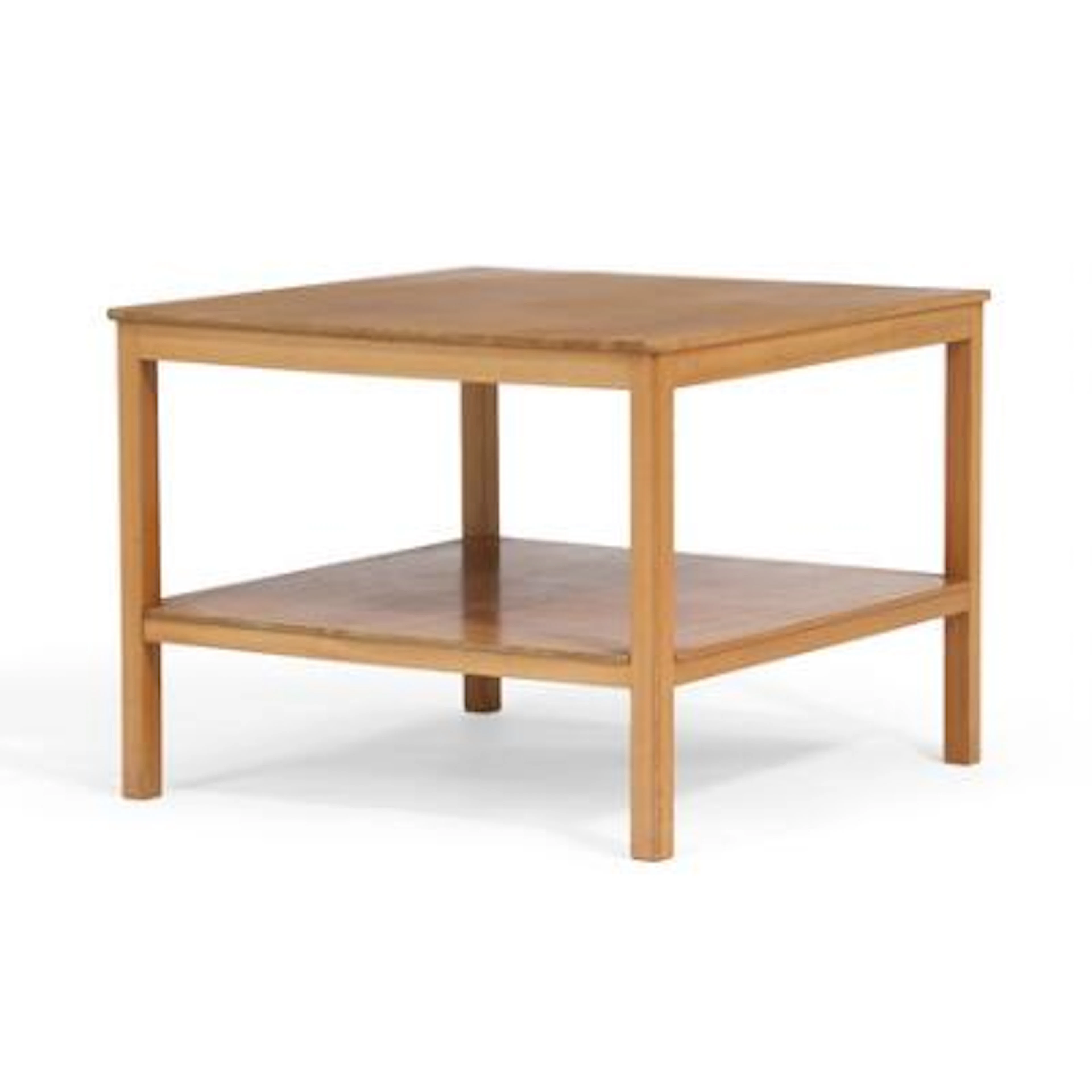 Kaare Klint: Square coffee table in solid mahogany. H. 54. L./W. 71.