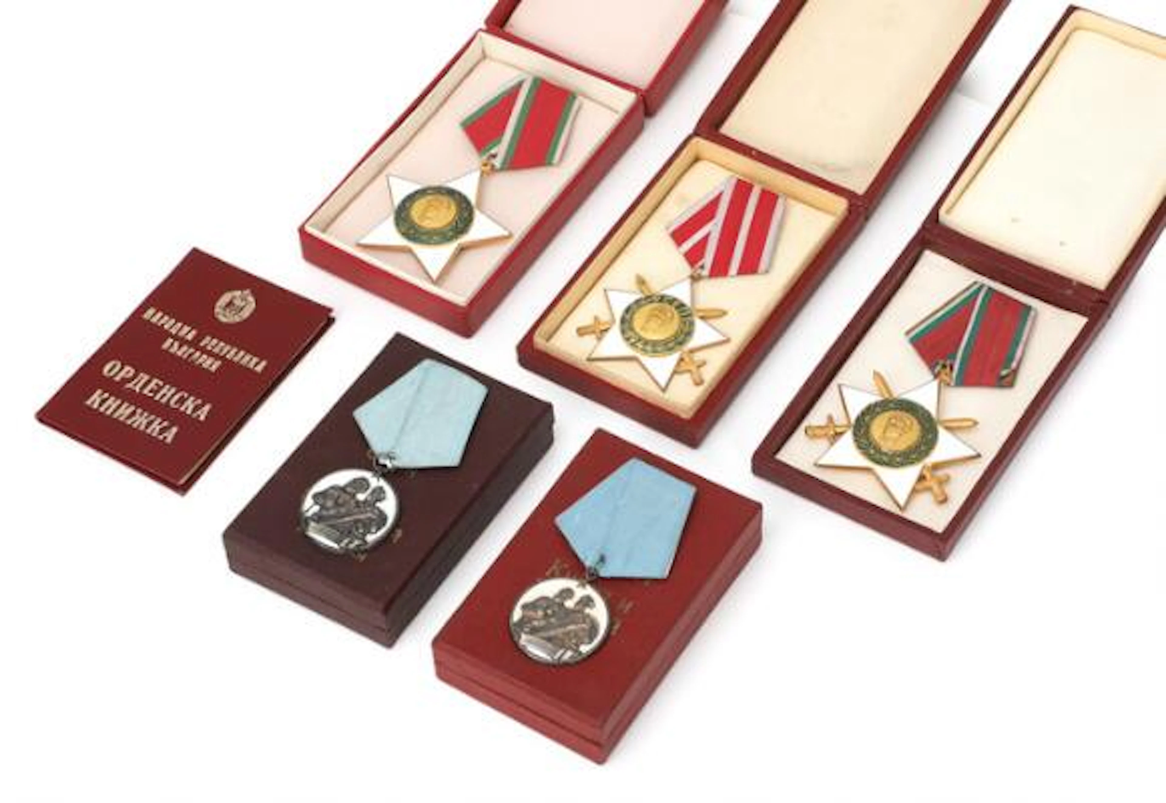 Bulgaria, Order of 9th September 1944, (3 pcs different) in originel