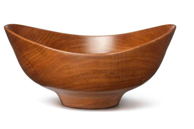 Finn Juhl: A solid teak bowl. Marked Design Finn Juhl, Kay Bojesen