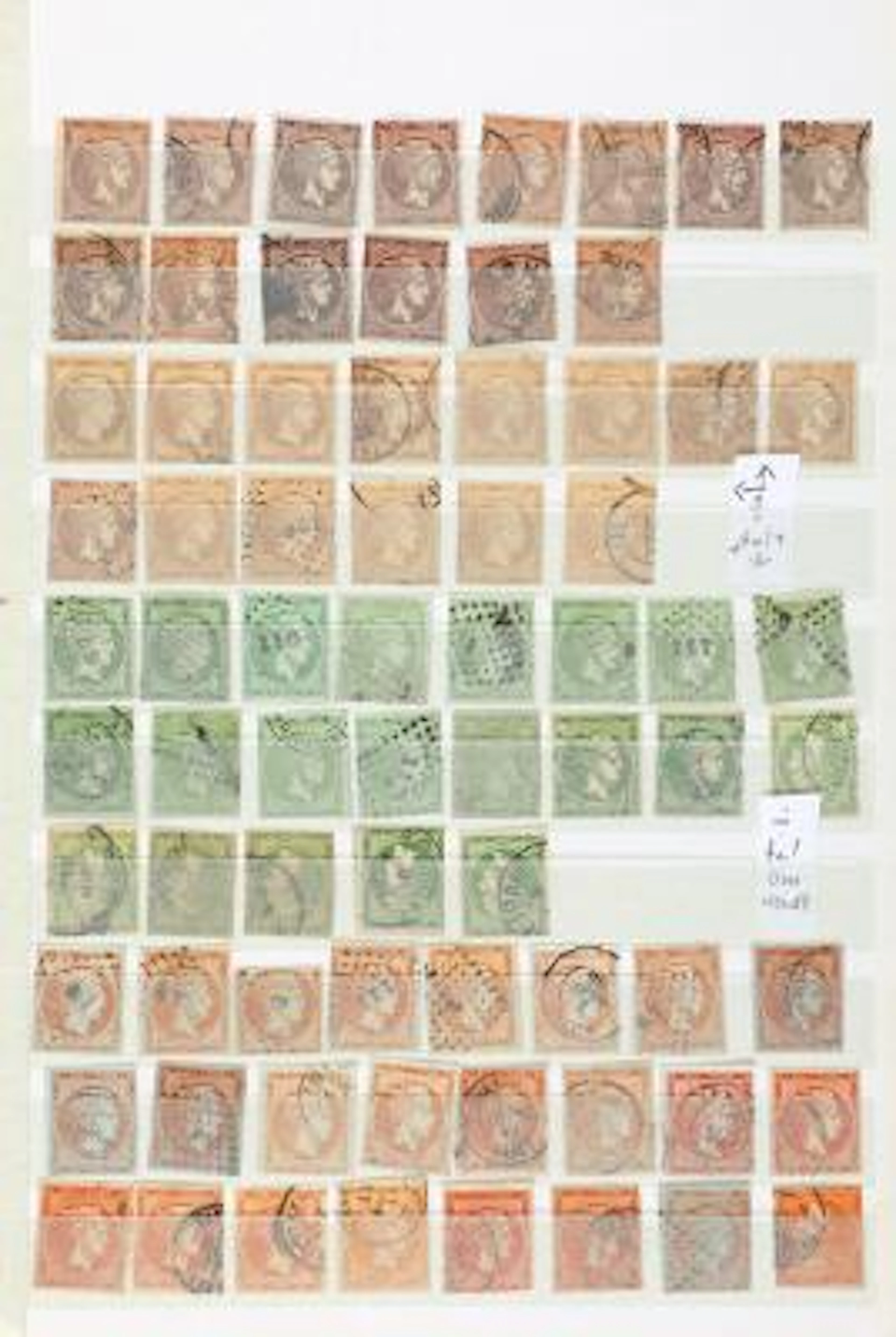 Greece. Collection/accumulation in a stockbook incl. almost 200 large