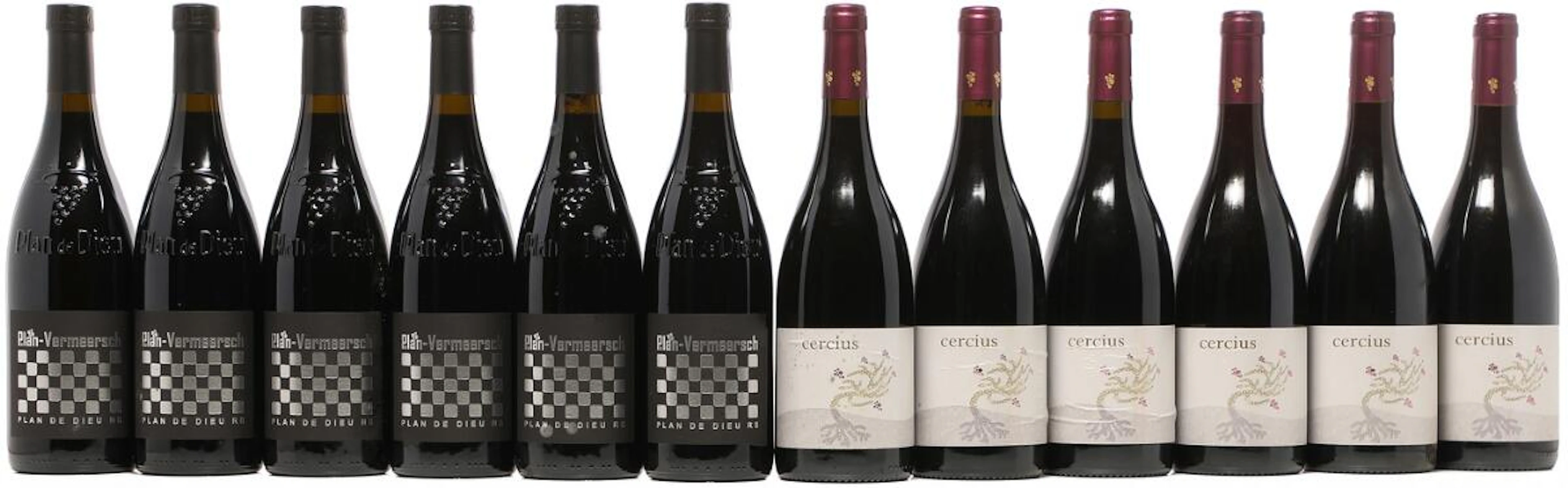 6 bts. Côtes du Rhône Villages "Plan de Dieu RS", Le Plan Vermeersch