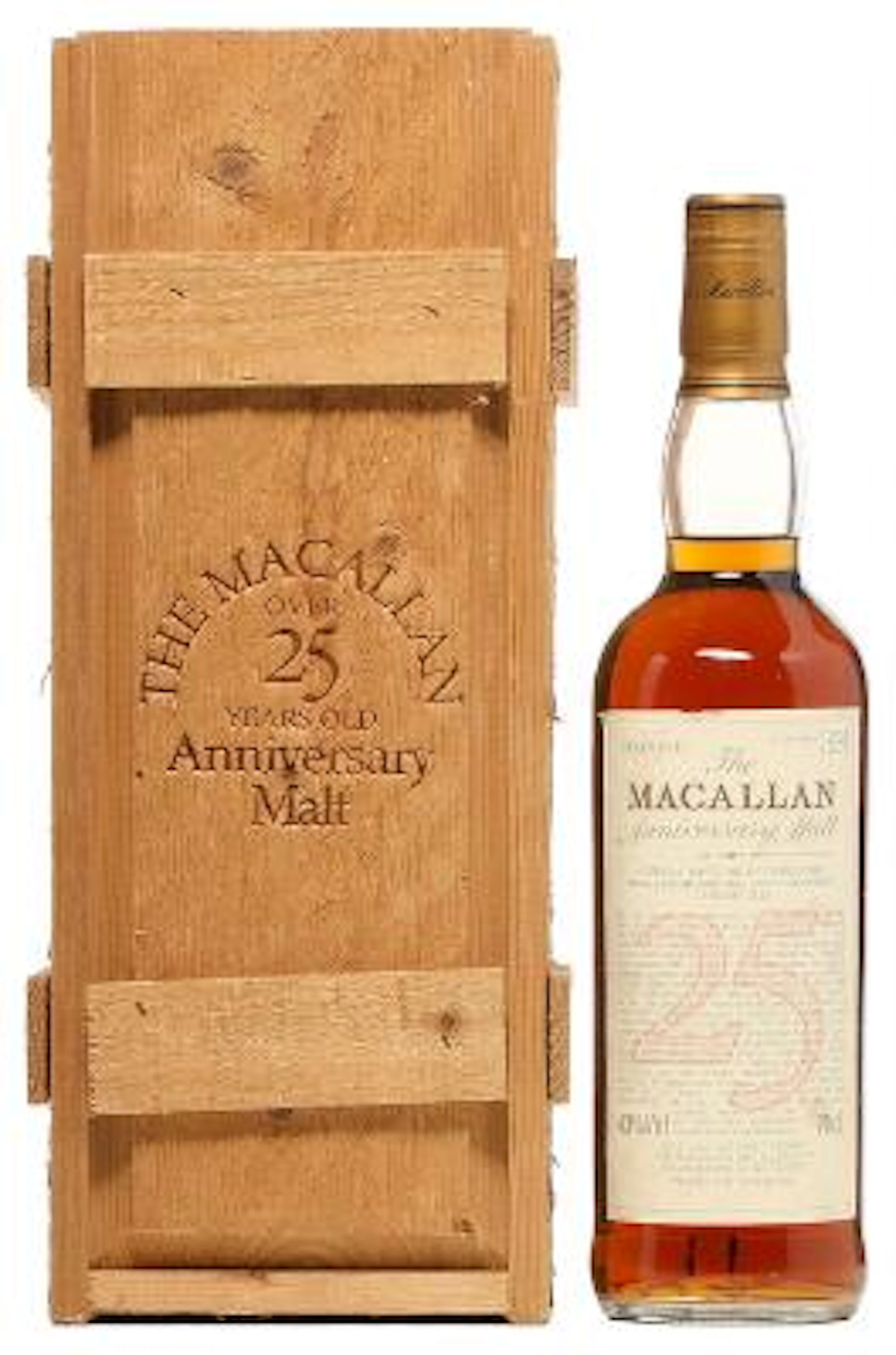 1 bt. The Macallan "Over 25 years old Anniversary Malt", Single Malt