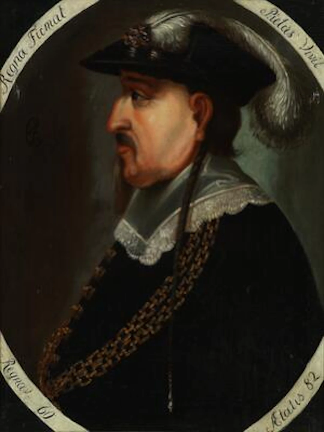 Danish painter, 18th century: King Christian IV (1577-1648). Unsigned.