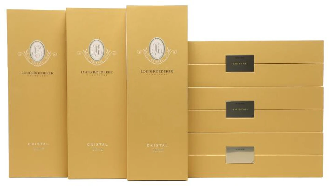 6 bts. Champagne "Cristal", Louis Roederer 2018 A (hf/in). Oc. – Bruun
