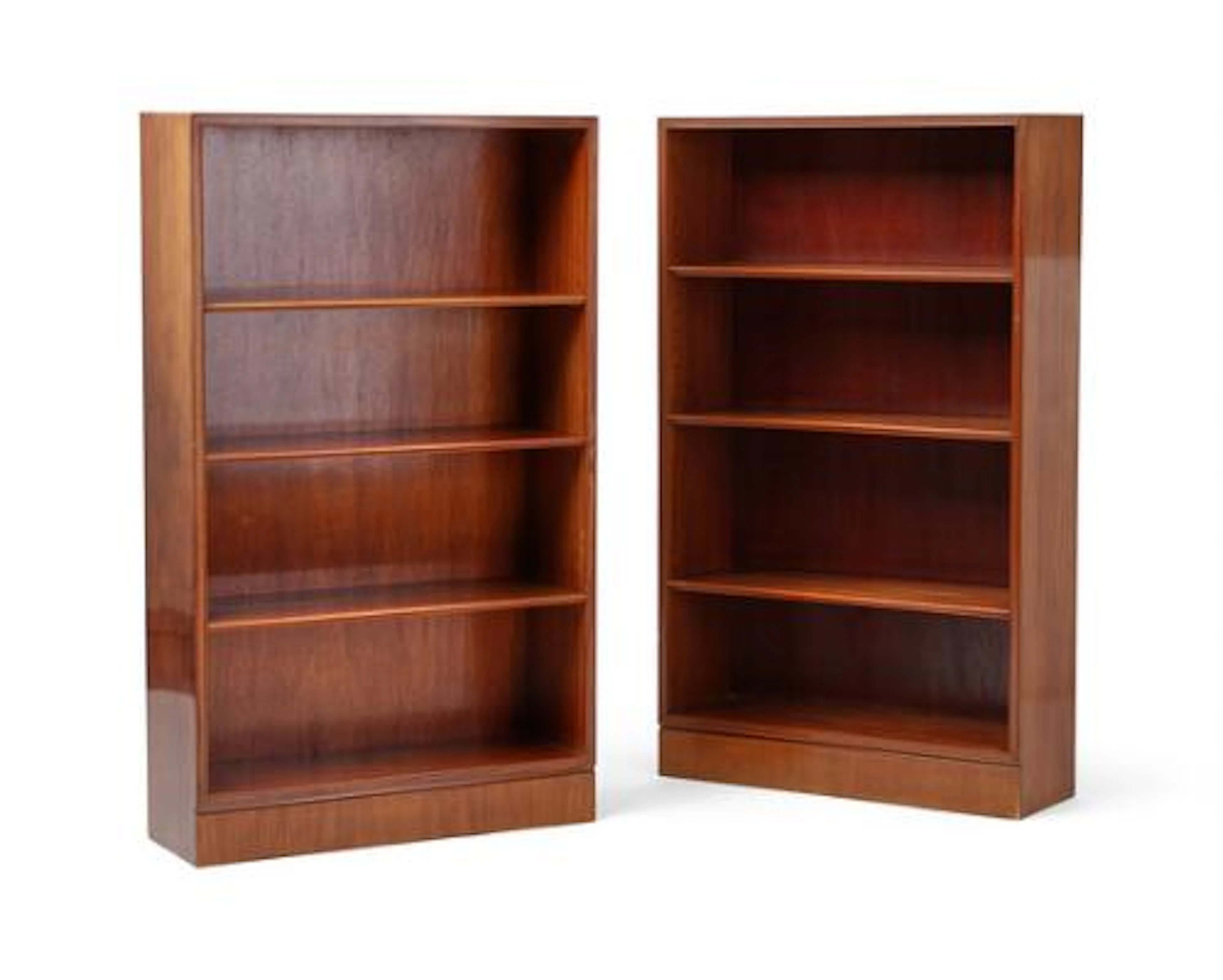 Frits Henningsen: A pair of mahogany bookcases. H. 125 cm. W. 75 cm.