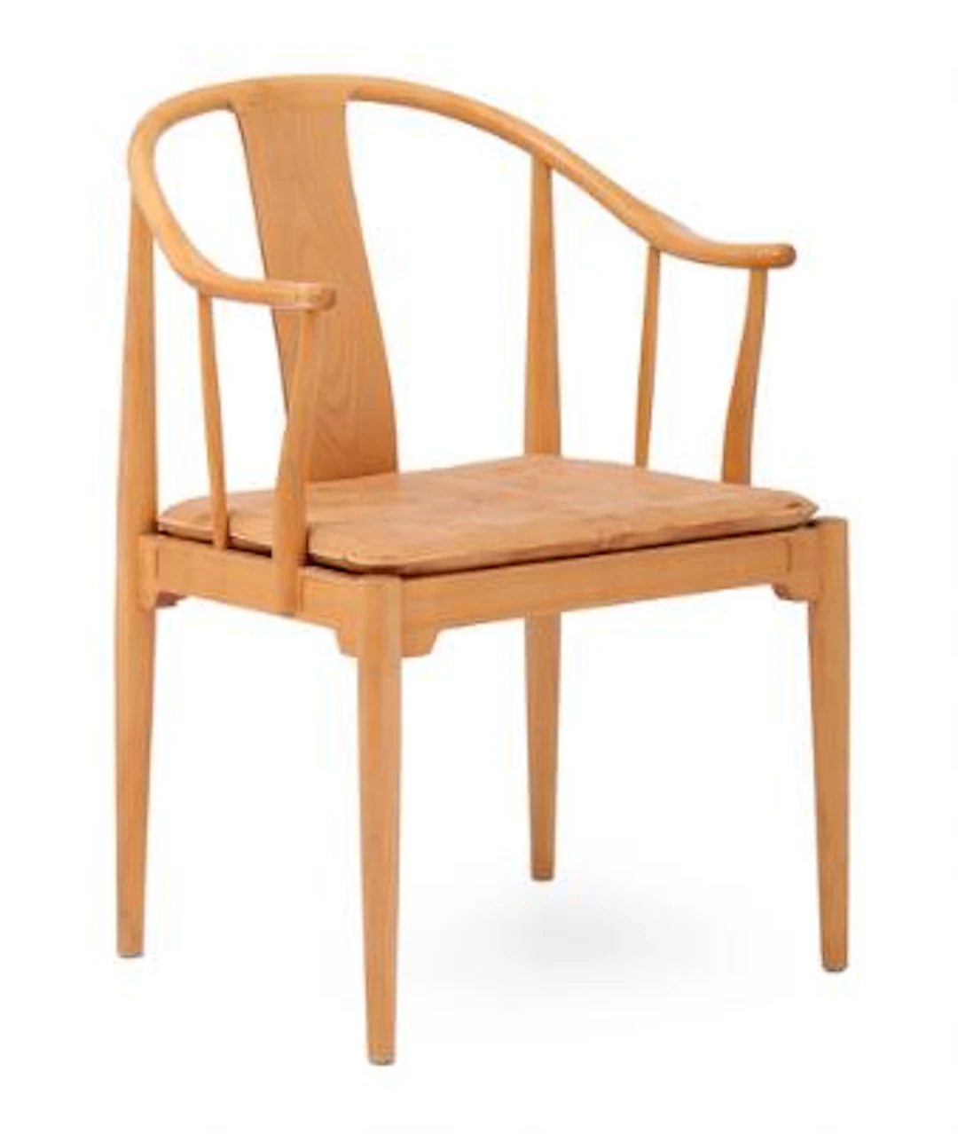 Hans J. Wegner: “China Chair”. Armchair of cherry wood. Seat cushion