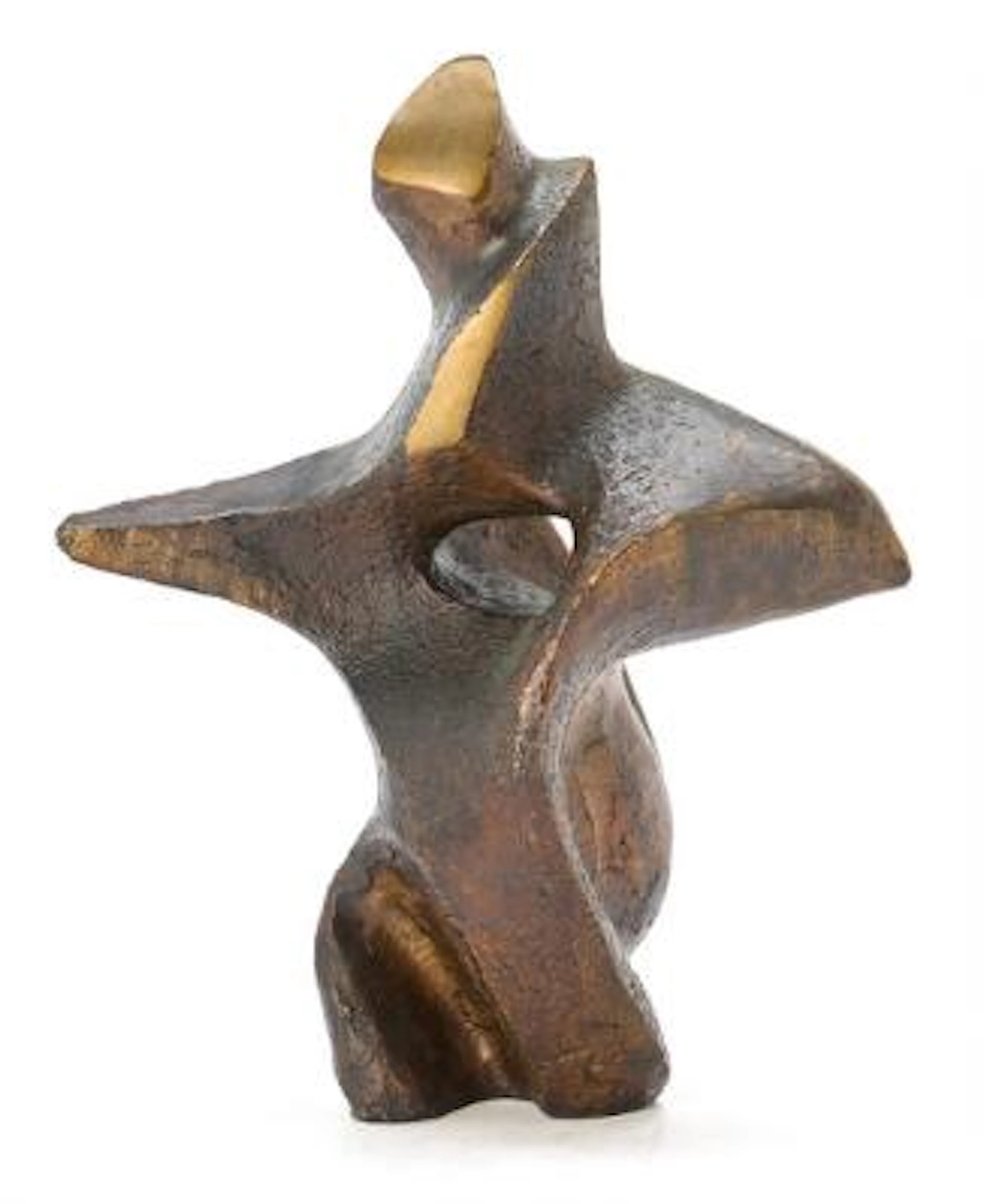 Peter Hesk Møller: Untitled. Signed with indistinct monogram. Bronze.